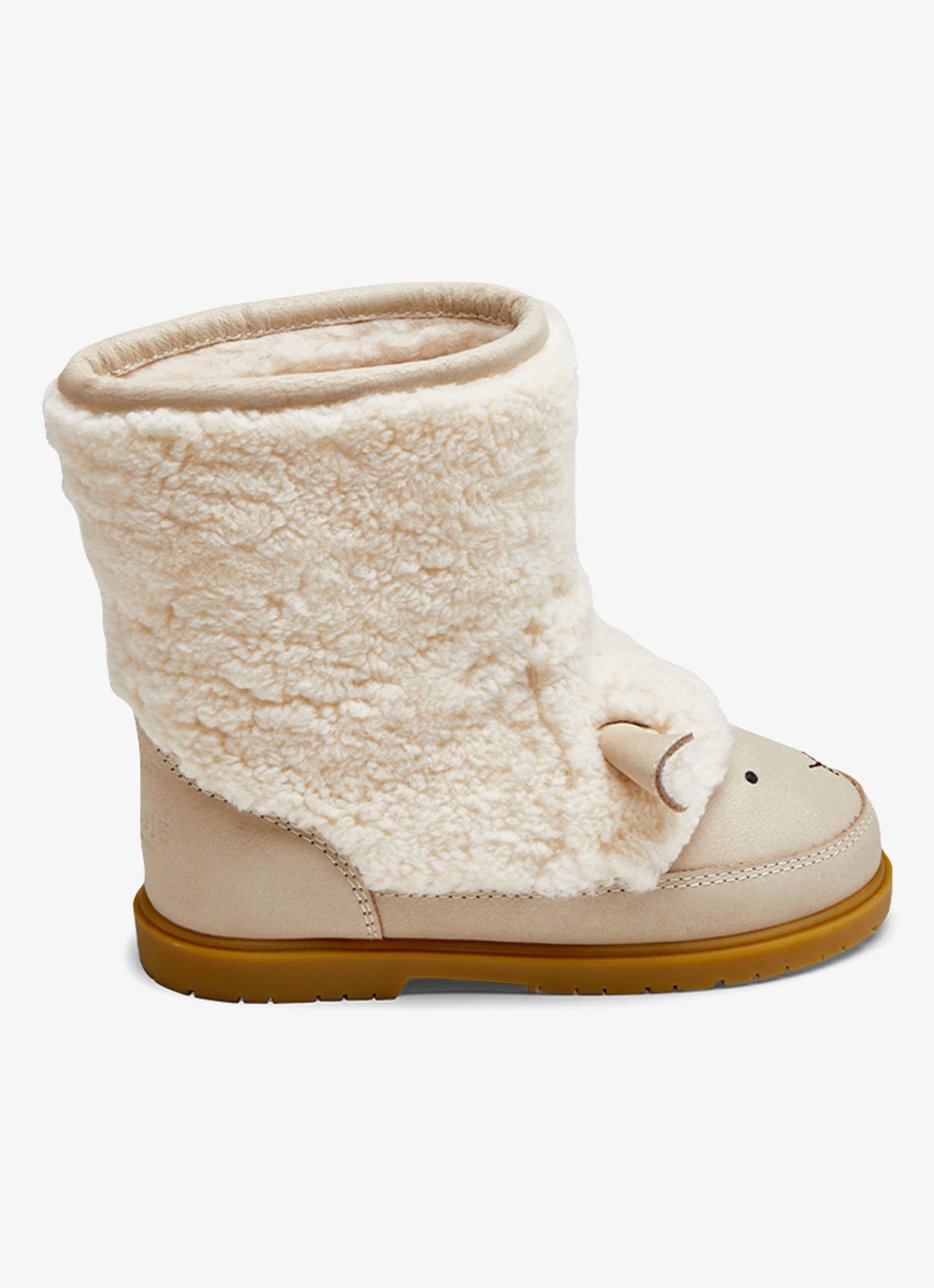 Donsje Amsterdam Wadou boots   lammy - detail 4 beige