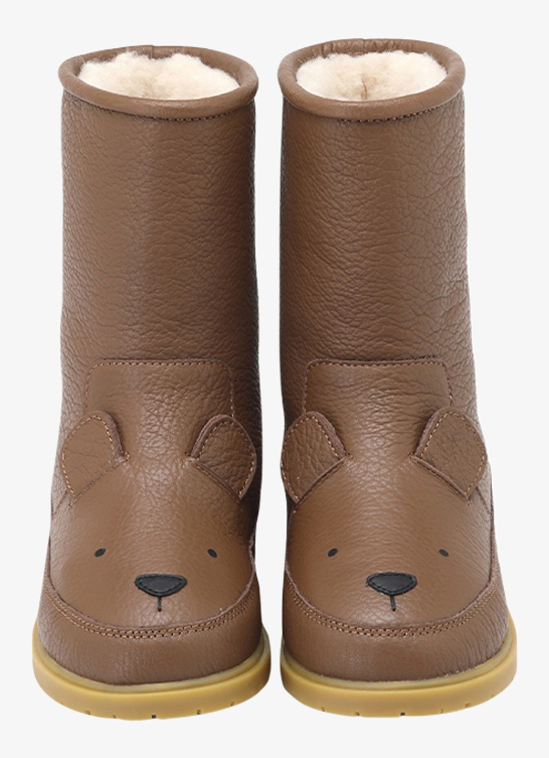 Donsje Amsterdam Wadudu Lining Bear laarsje van leer - detail 9 cognac