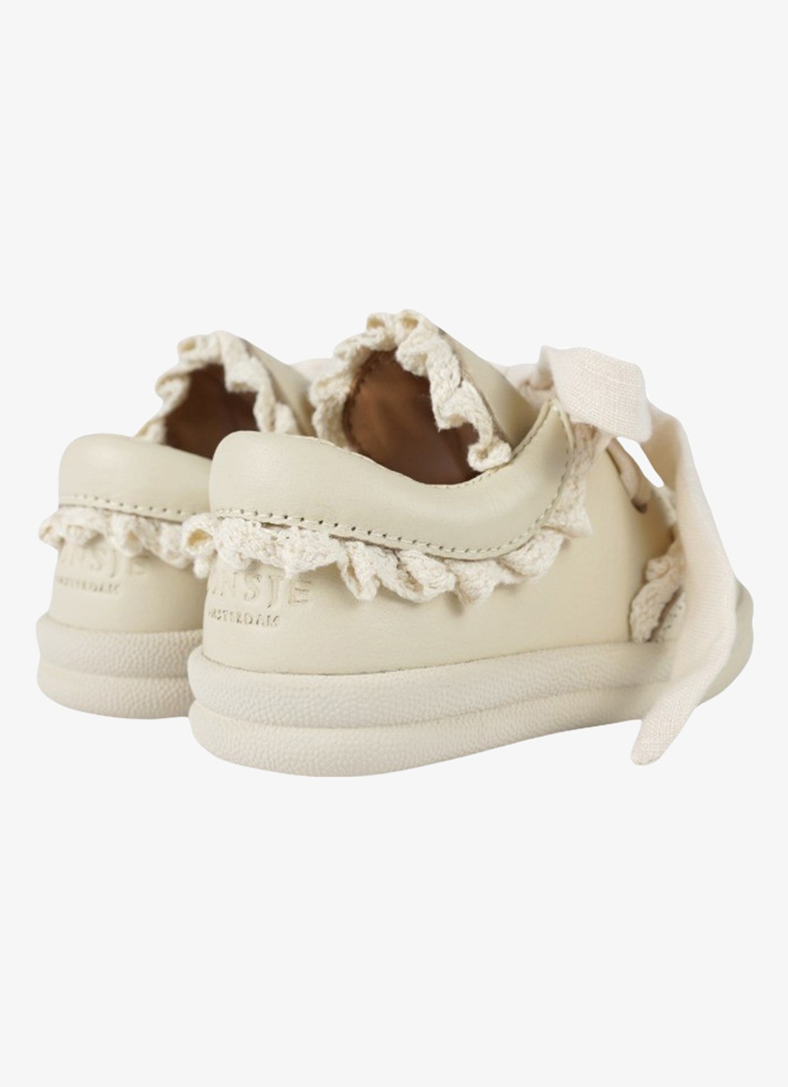 Donsje Amsterdam Wisel sneakers - achterkant ivoor