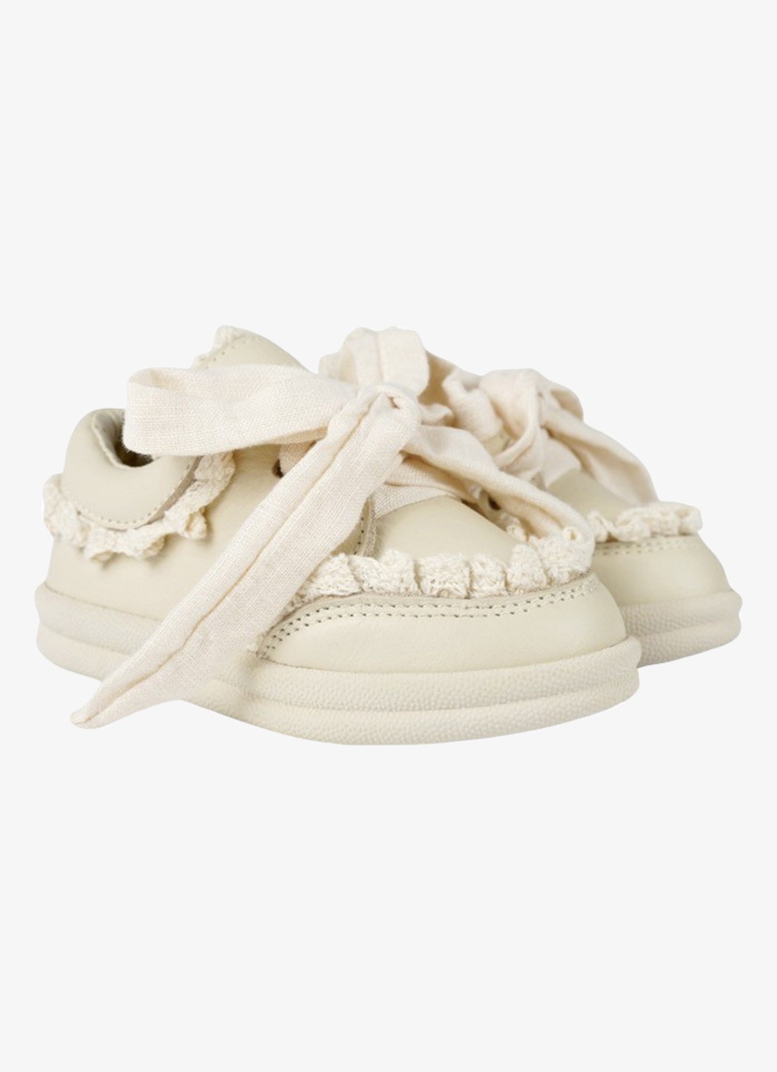 Donsje Amsterdam Wisel sneakers - voorkant 2 ivoor