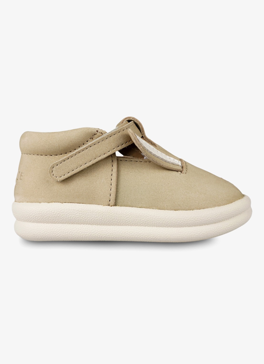 Donsje Amsterdam Zazo Classic Bunny babyschoentje van leer - detail 3 taupe