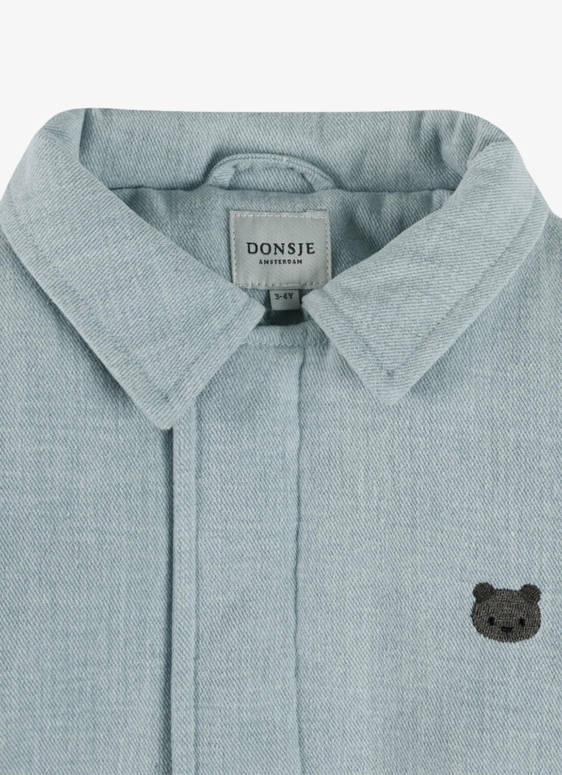 Donsje Amsterdam Zemmie baseball jack van katoen - detail 4 blauw