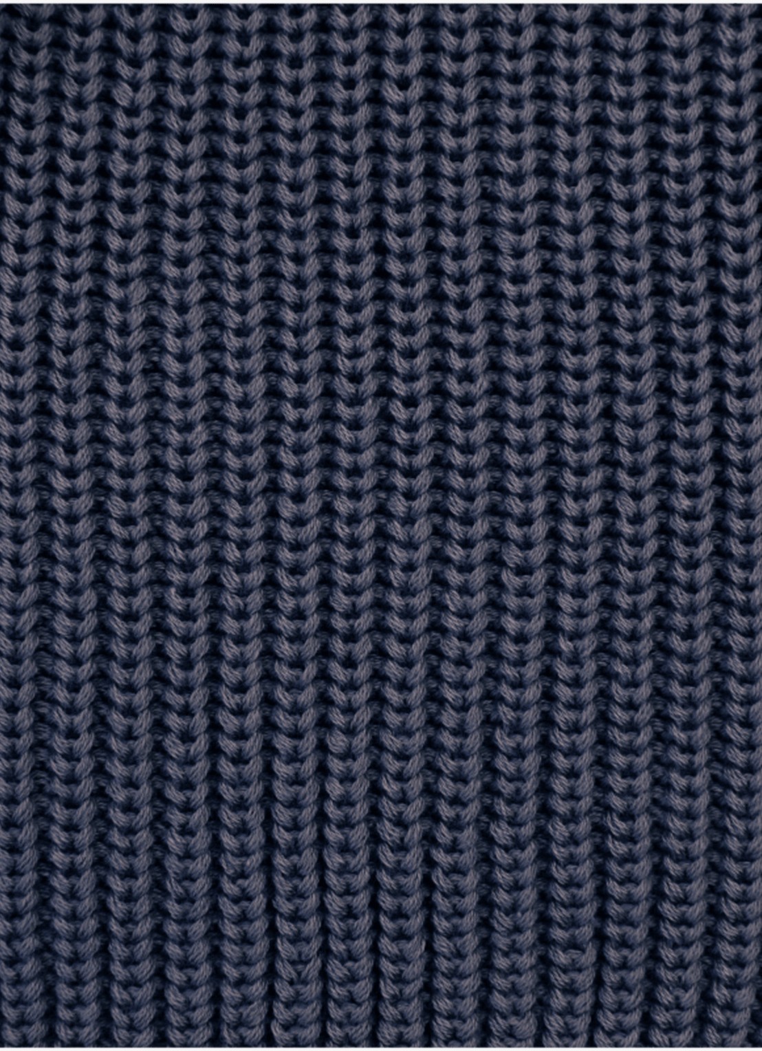 Donsje Amsterdam Zoila grofgebreid vest met ruches - detail 2 donkerblauw