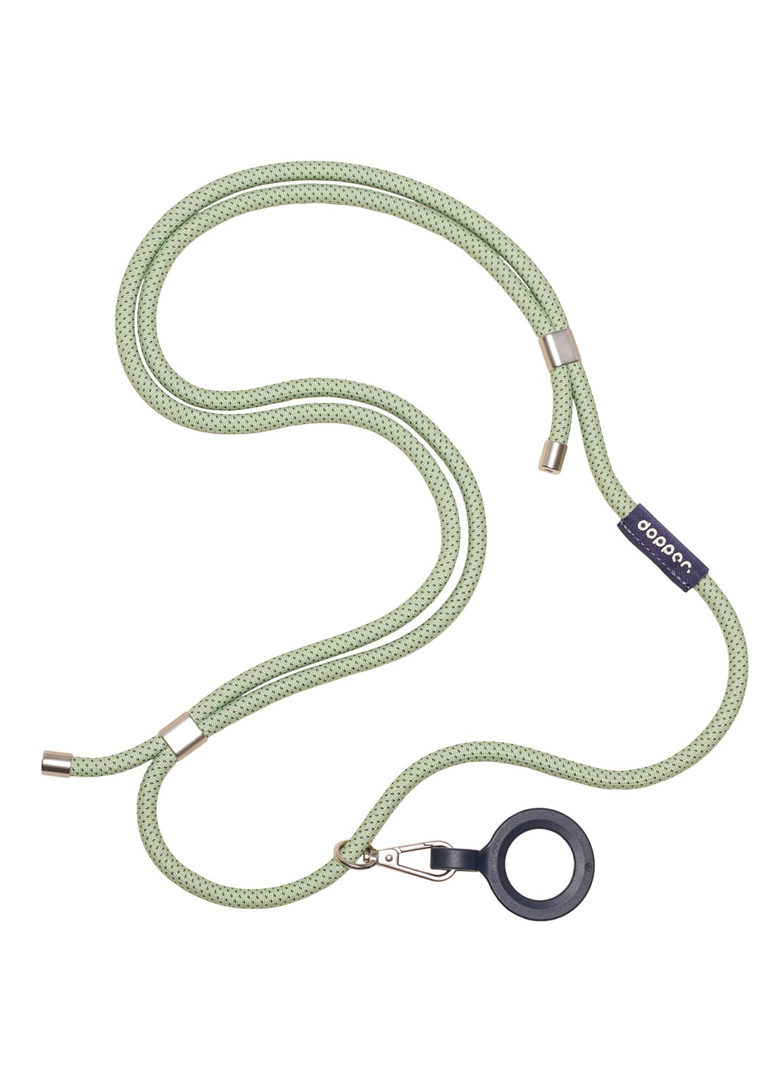 Dopper Draagkoord voor waterfles / thermosfles - voorkant 5 lichtgroen
