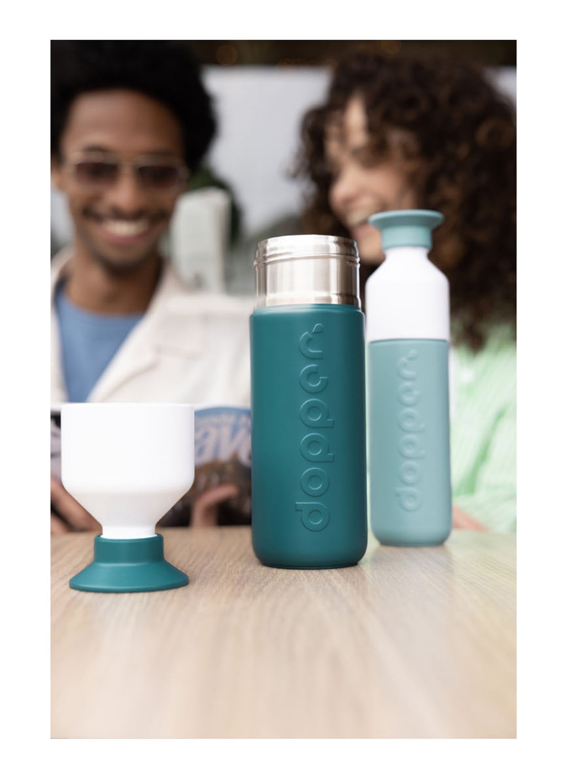 Dopper Insulated thermosfles 35 cl - detail 2 turquoise