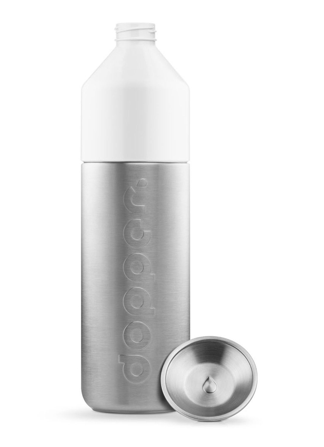 Dopper Steel waterfles 1,1 liter - detail 3 zilver