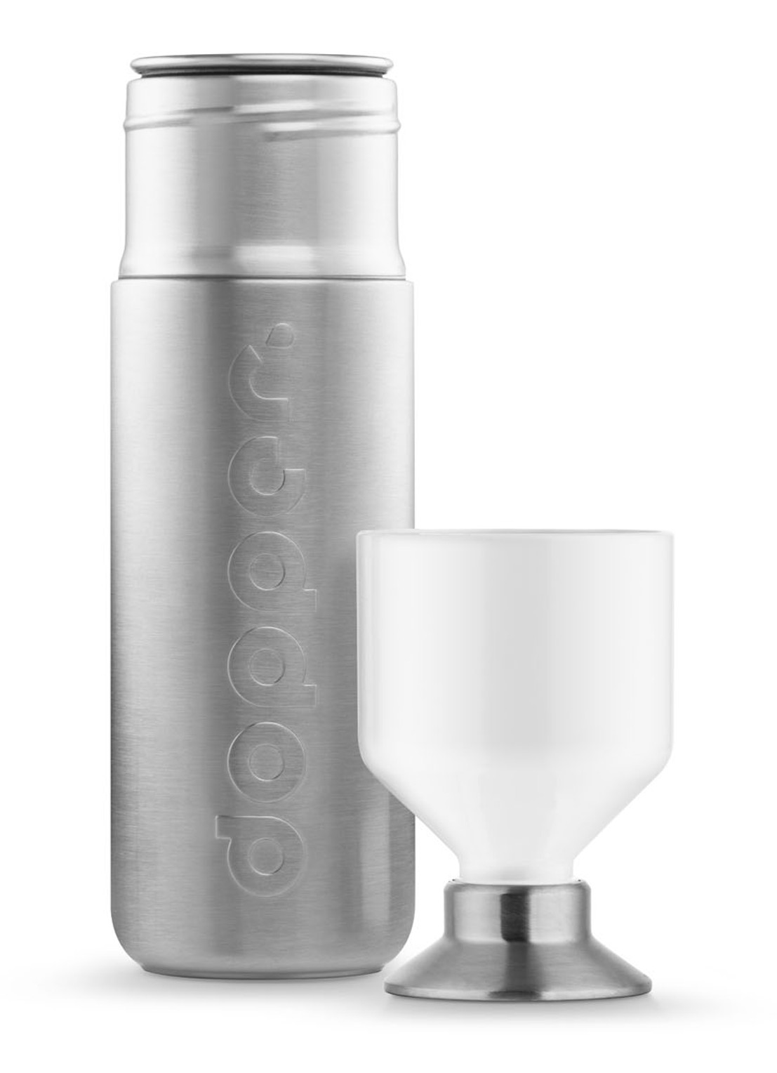 Dopper Steel waterfles 1,1 liter - detail 4 zilver