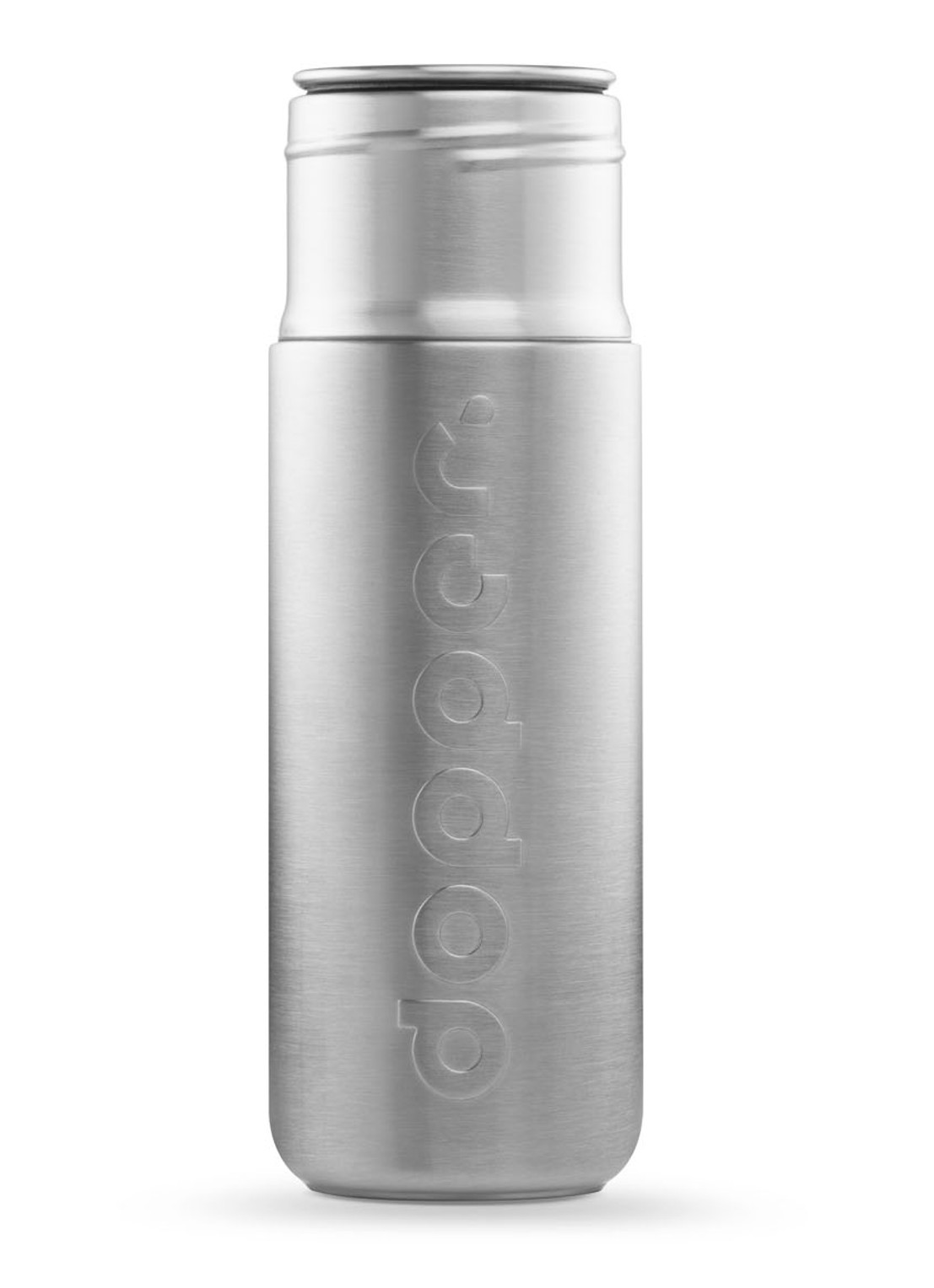 Dopper Steel waterfles 1,1 liter - detail 5 zilver