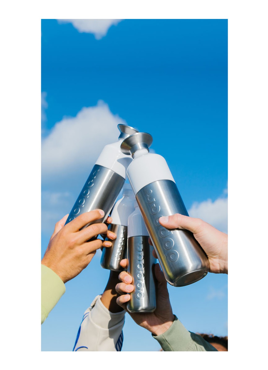 Dopper Steel waterfles 1,1 liter - detail 7 zilver
