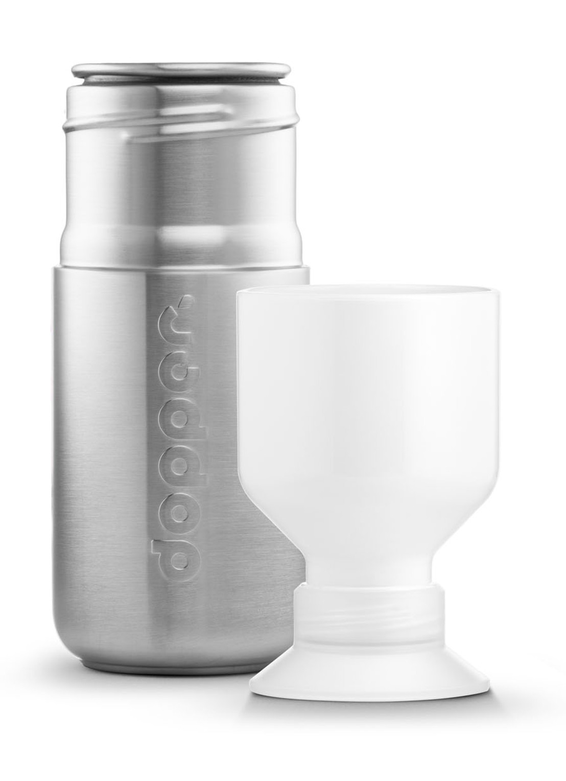 Dopper Steel waterfles 350 ml - detail 2 zilver