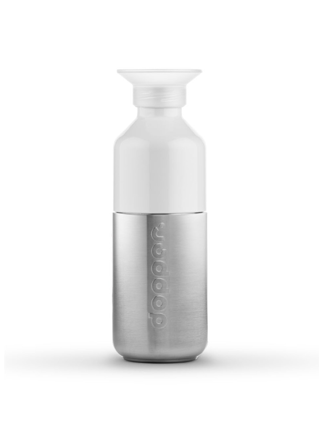Dopper Steel waterfles 350 ml - voorkant 6 zilver