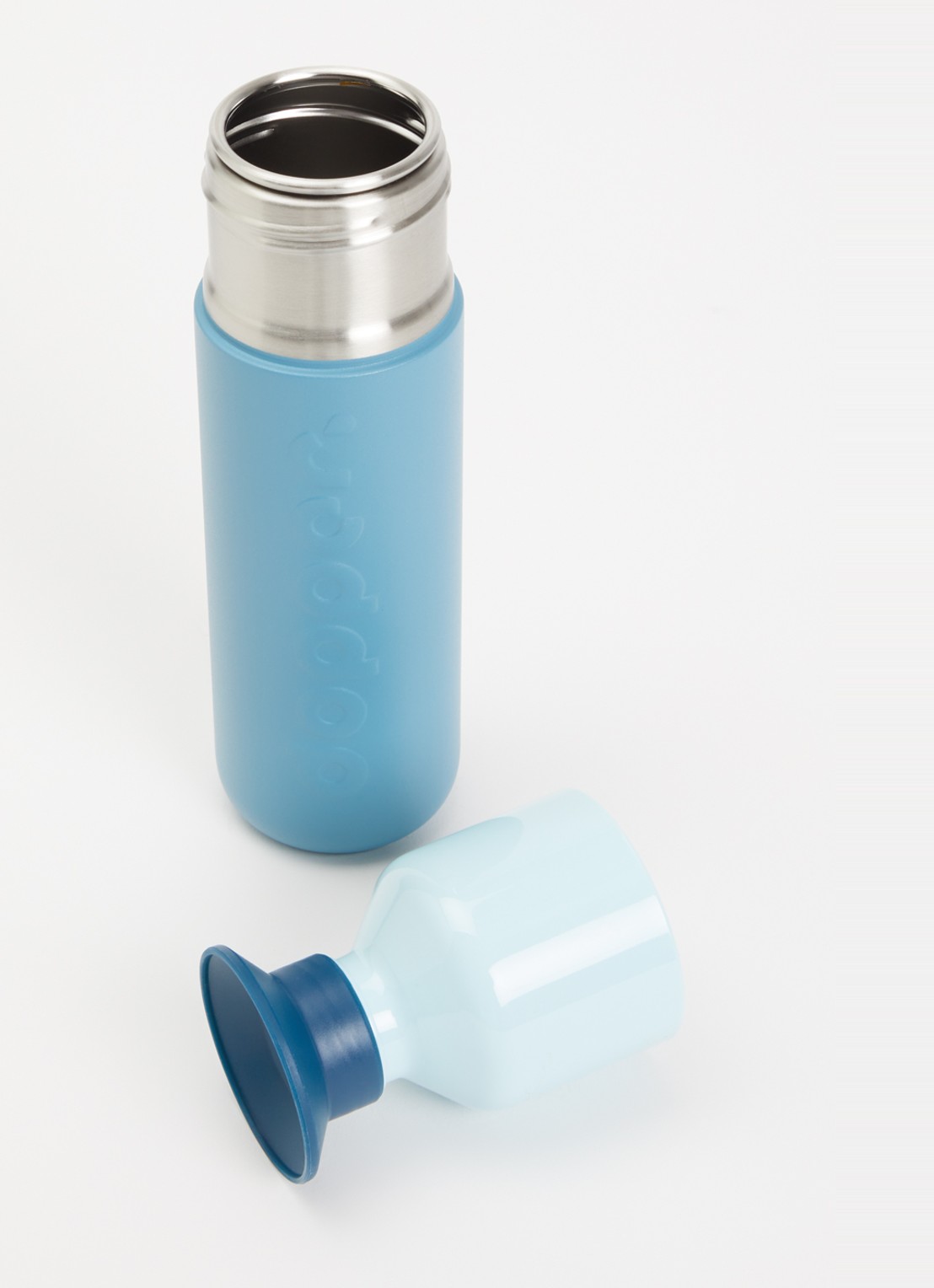 Dopper Steel waterfles 49 cl - voorkant 2 blauw