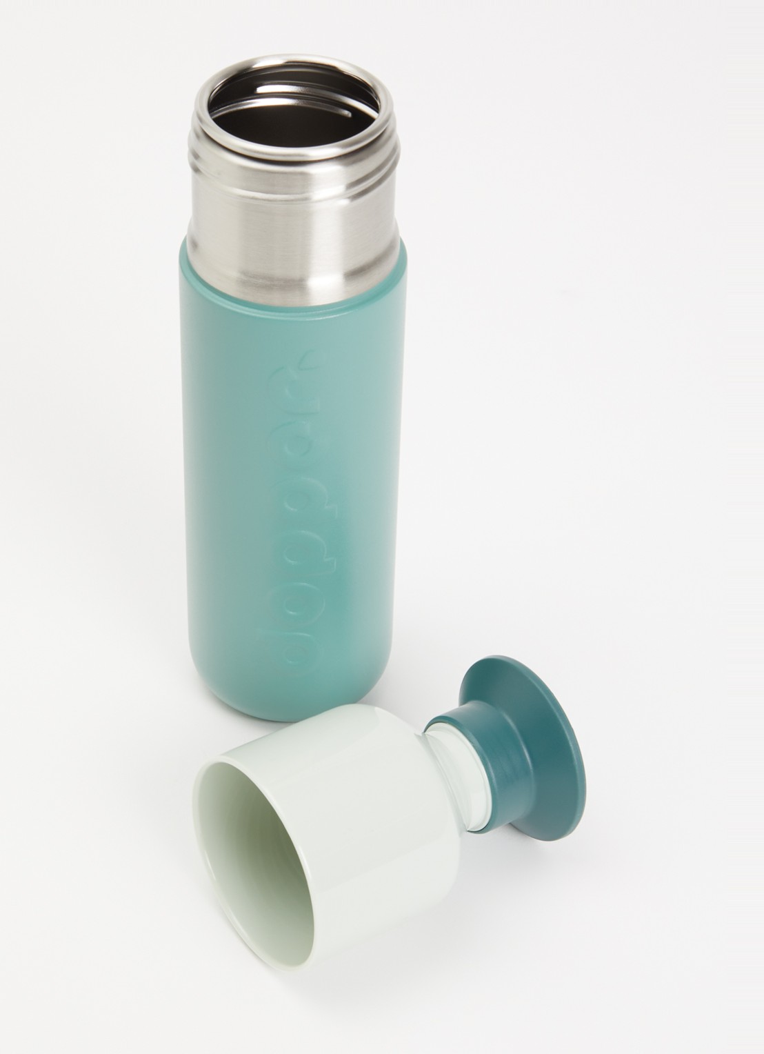 Dopper Steel waterfles 49 cl - voorkant 2 groen