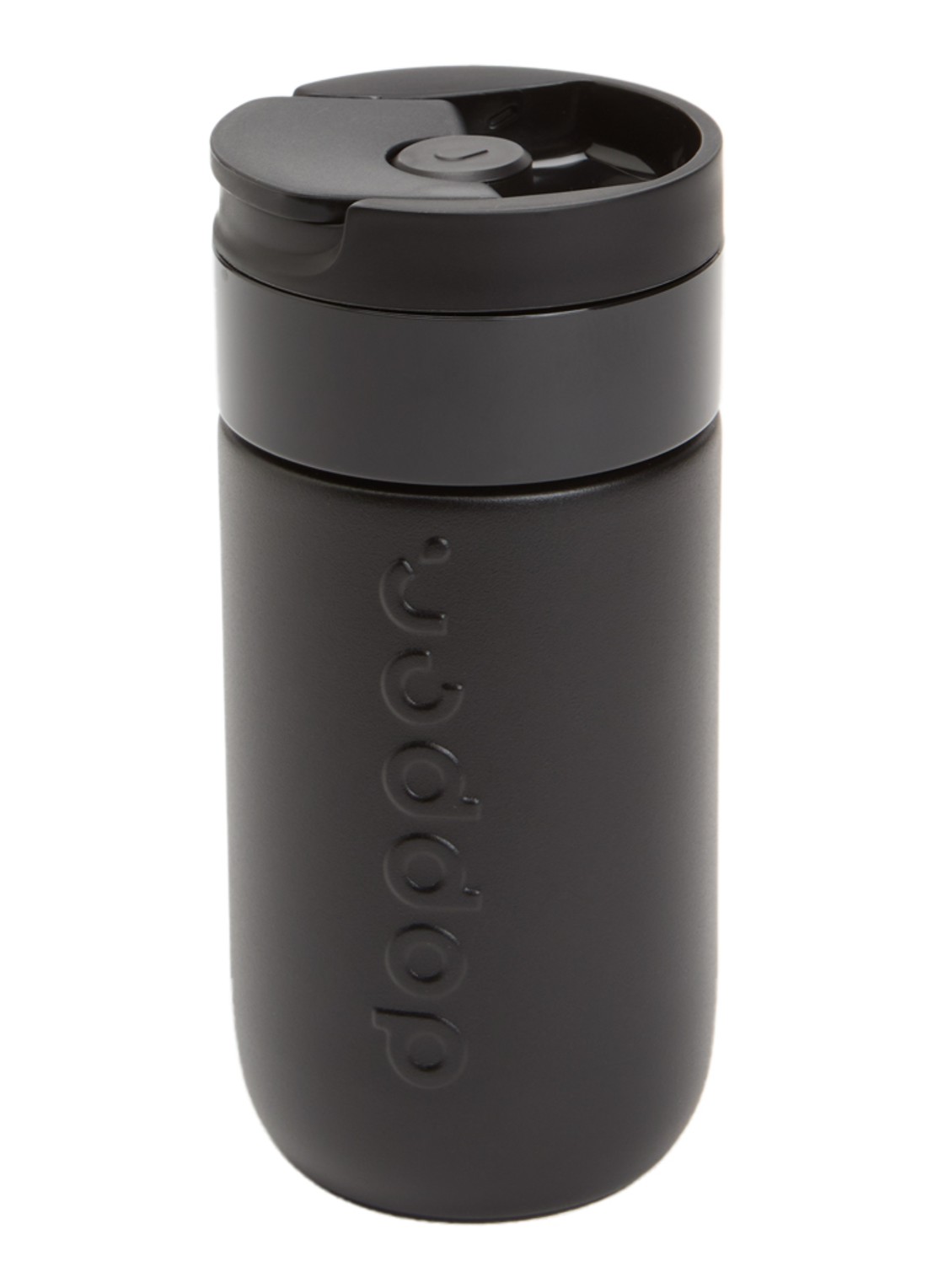 Dopper Travel thermosfles 30 cl  - voorkant zwart