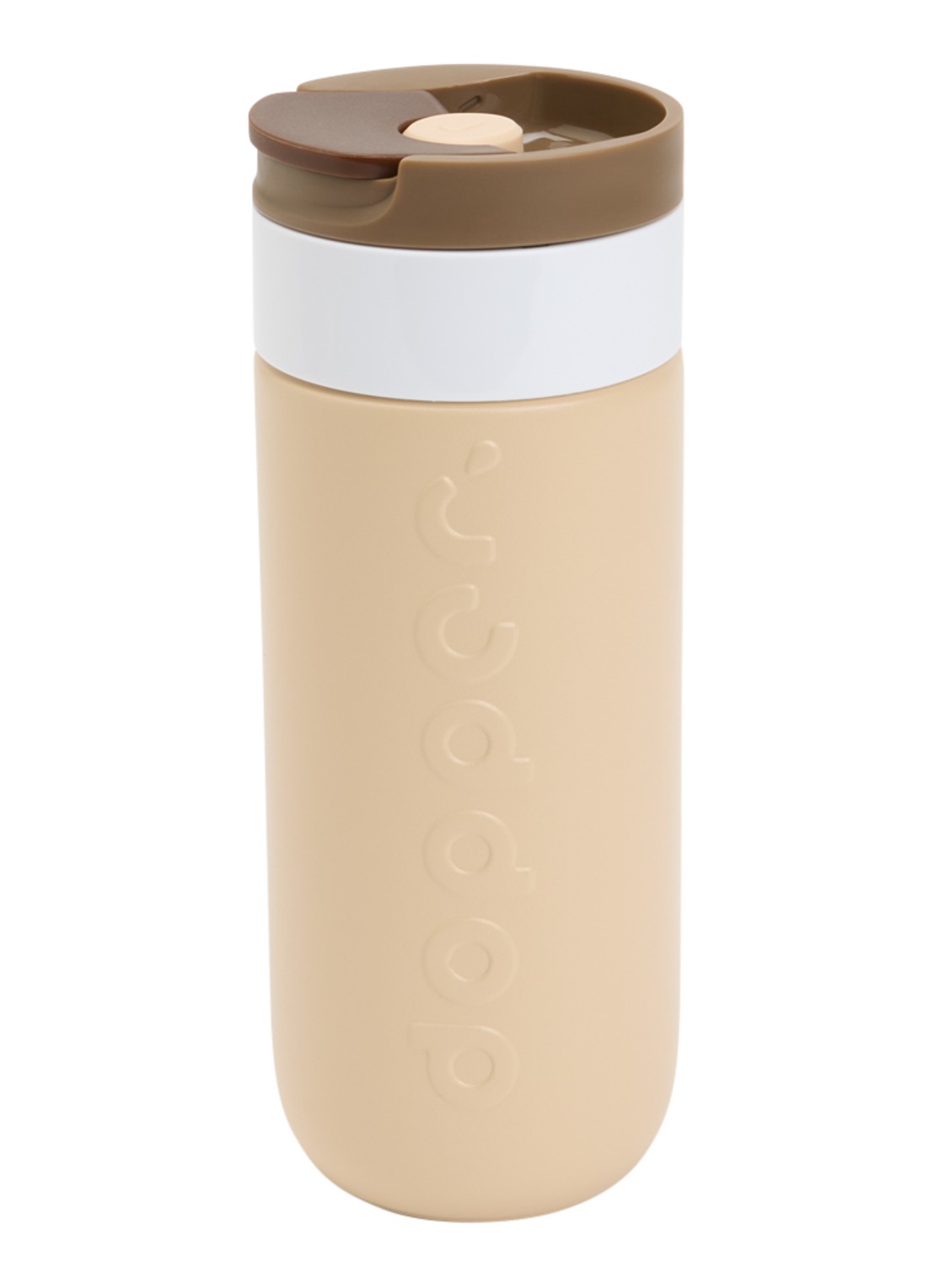 Dopper Travel thermosfles 40 cl  - voorkant lichtbruin