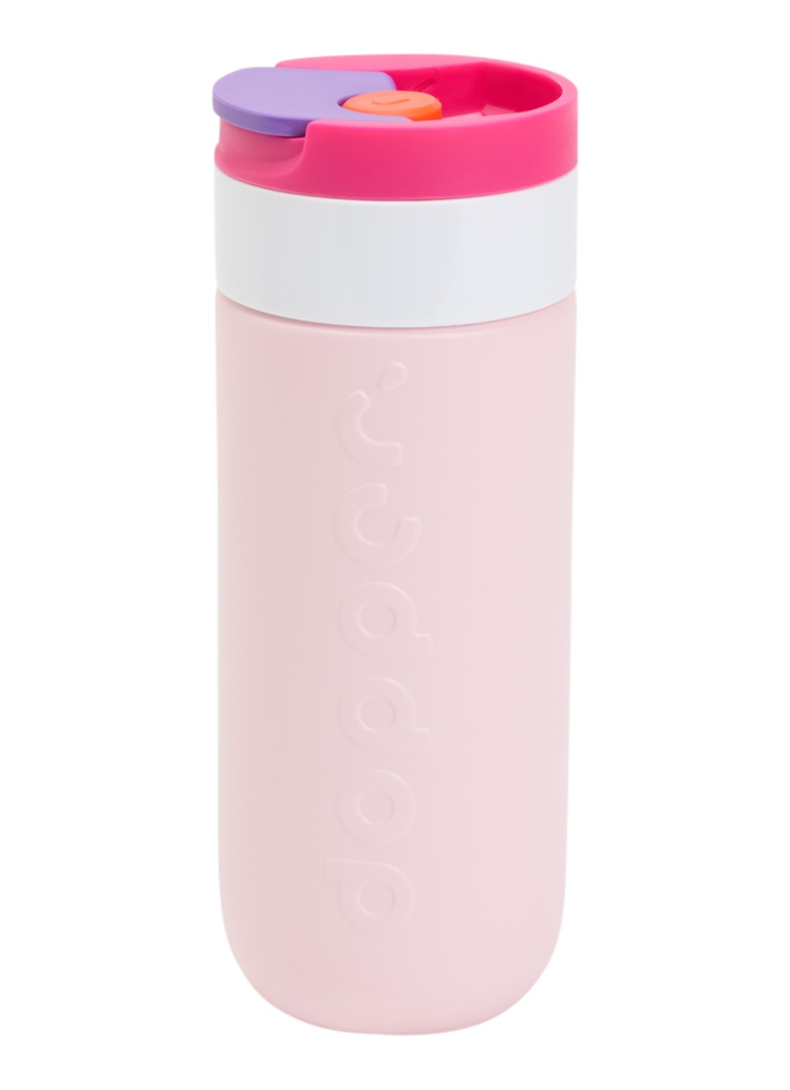 Dopper Travel thermosfles 40 cl  - voorkant roze