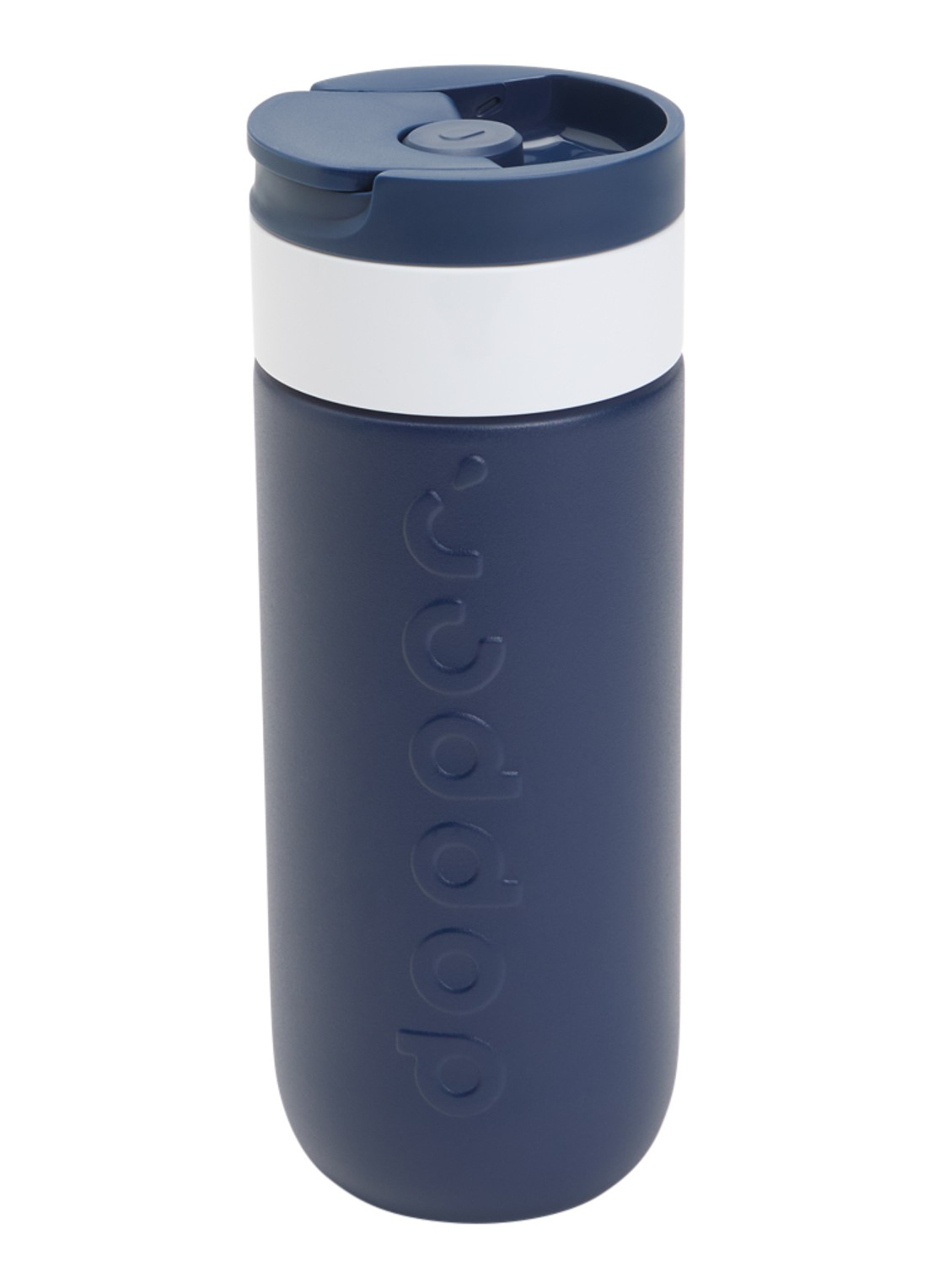 Dopper Travel thermosfles 40 cl  - voorkant donkerblauw