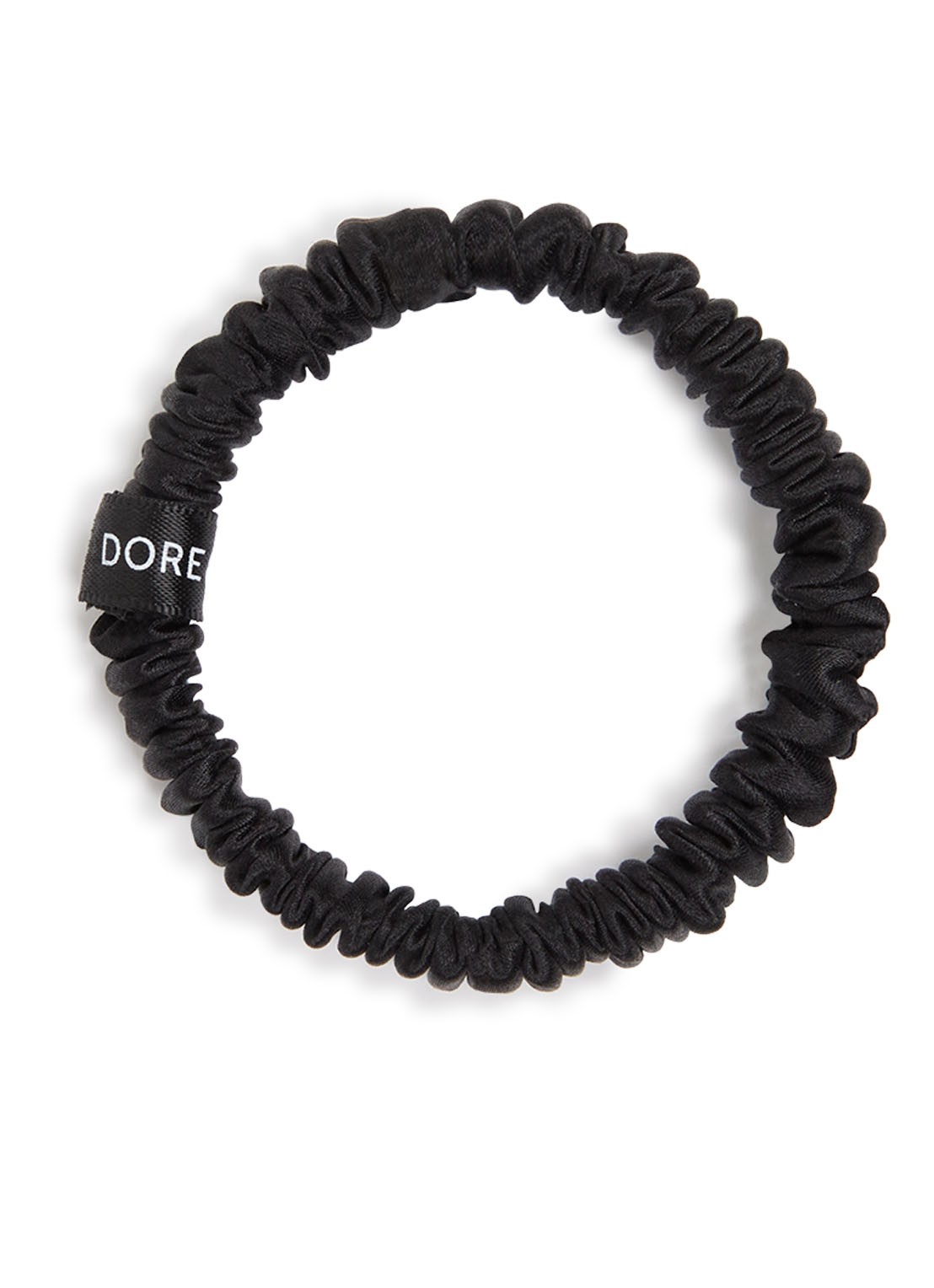 Dore & Rose Premium Scrunchies van zijde - voorkant 3 nº 18 ébène du chêne