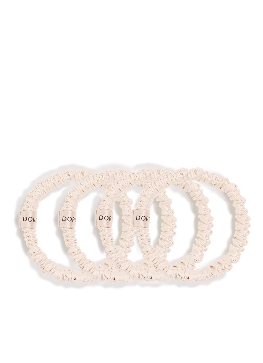 Dore & Rose Premium Scrunchies van zijde - voorkant 2 nº 29 joie de vivre