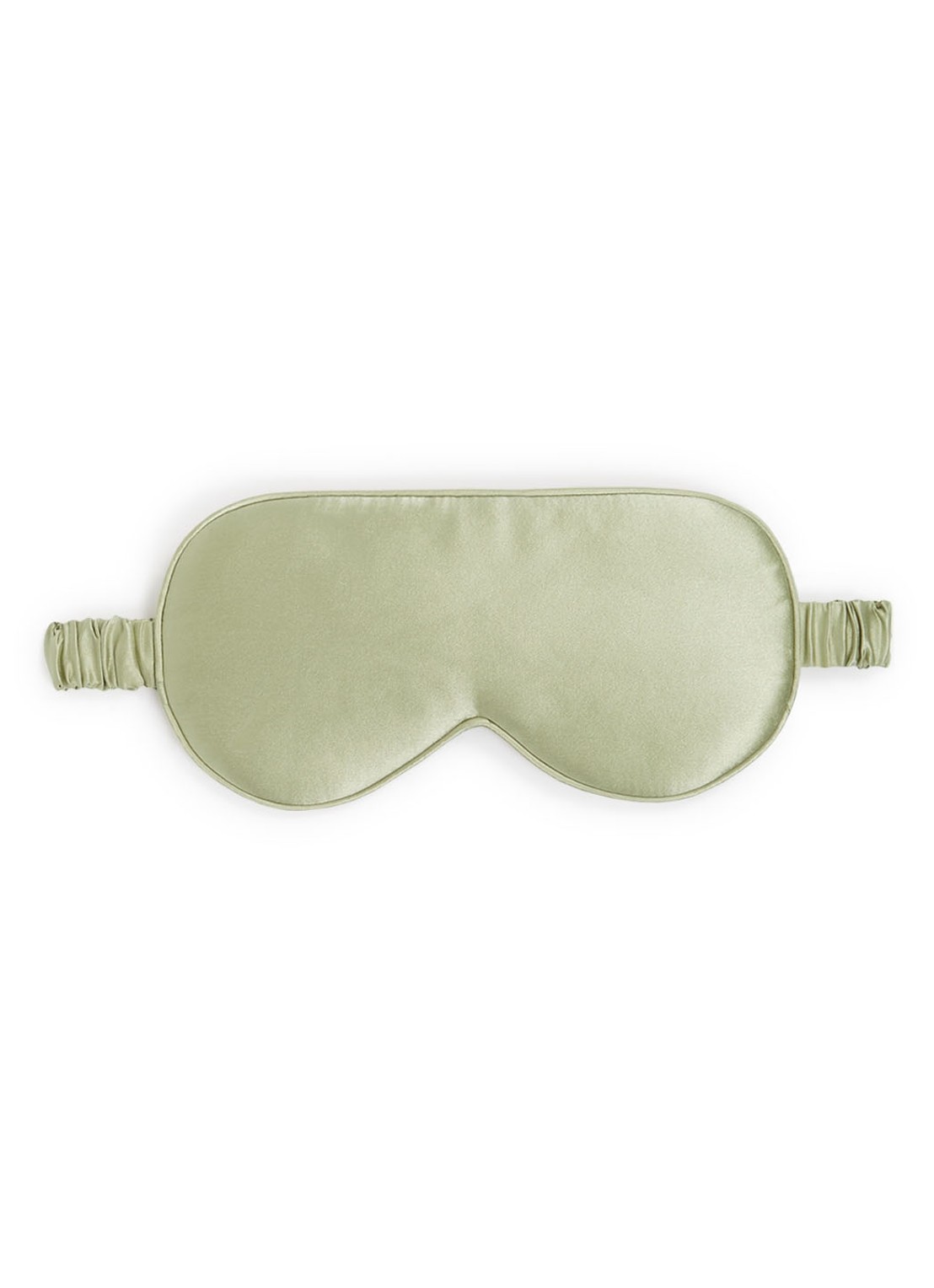 Dore & Rose Sleep Mask - slaapmasker van zijde - voorkant olijfgroen