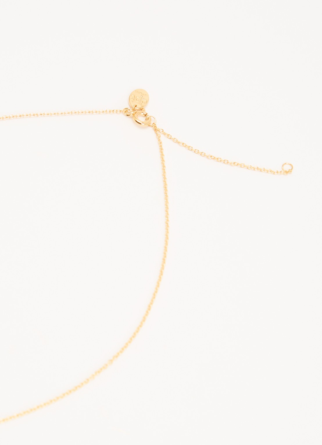 DPT Antwerp Blessed diamanten ketting verguld - detail 4 goud