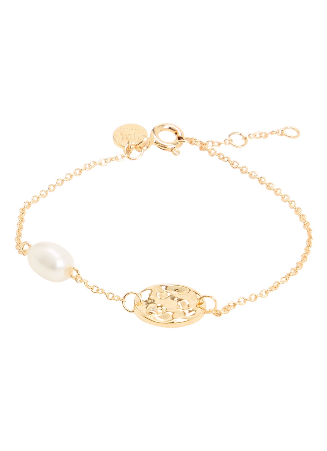 DPT Antwerp Coco diamanten armband verguld - voorkant 3 goud