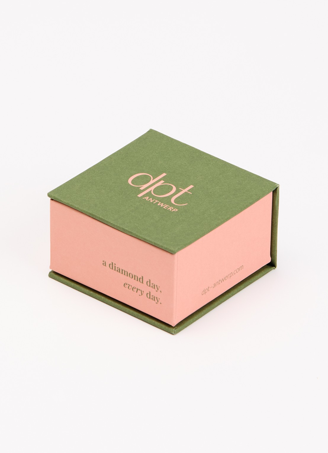 DPT Antwerp Ever diamanten ring verguld - detail 2 goud