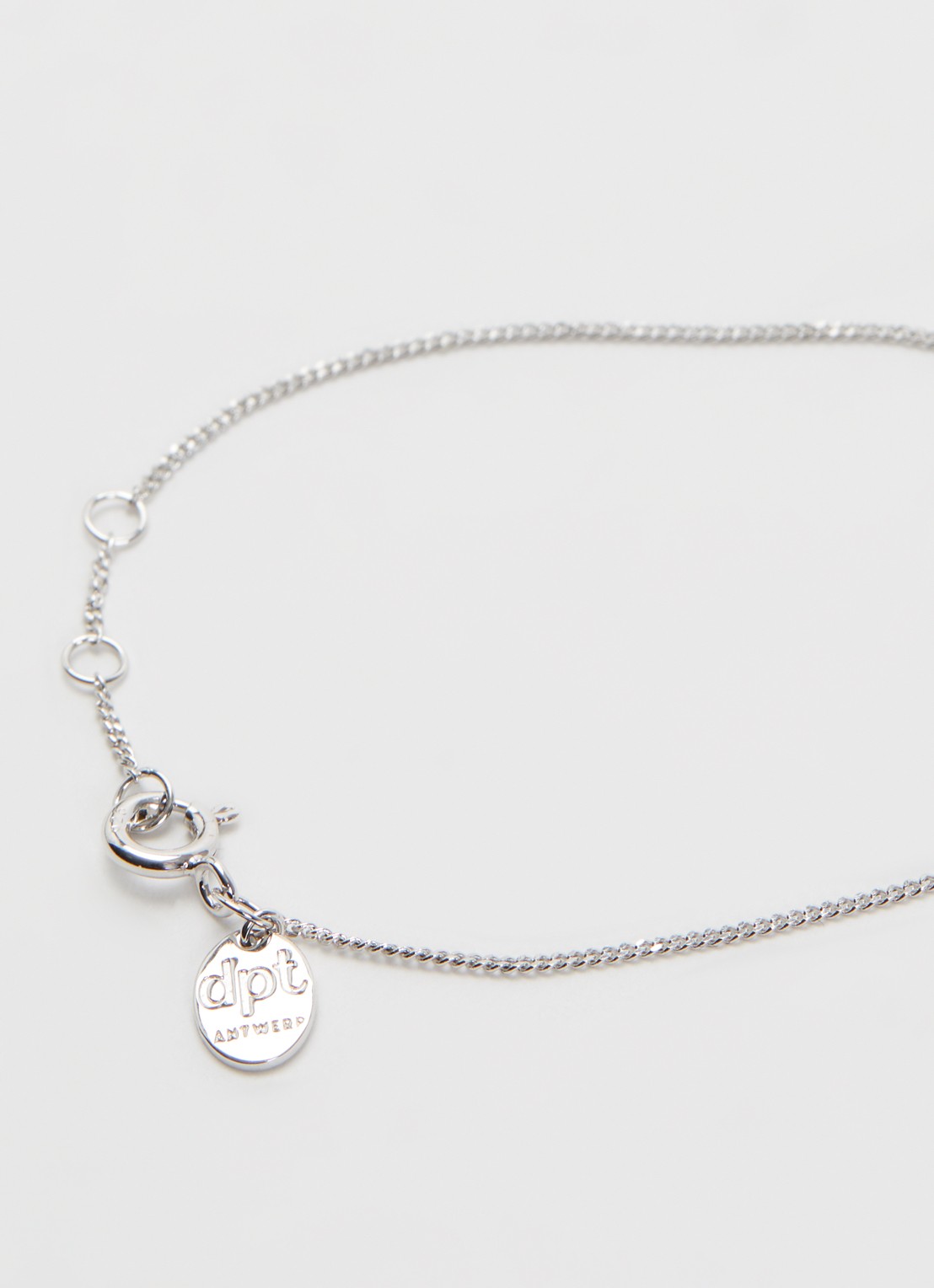 DPT Antwerp First Diamond armband van zilver - detail zilver