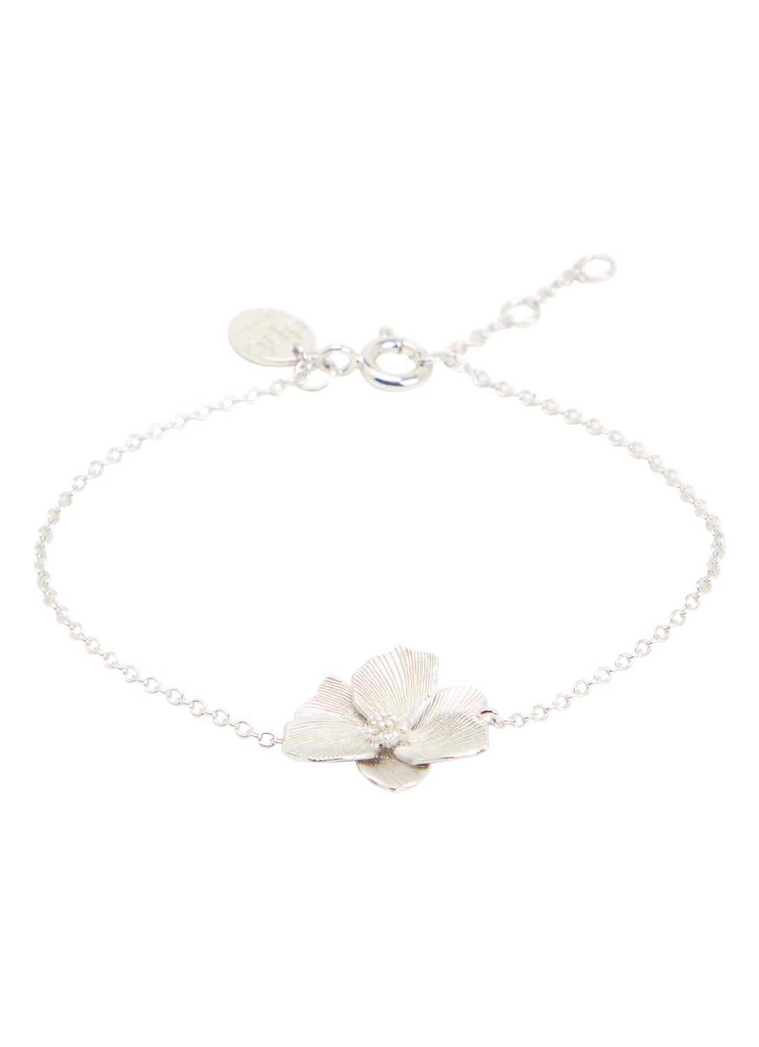 DPT Antwerp Jasmine armband van zilver - voorkant 3 zilver