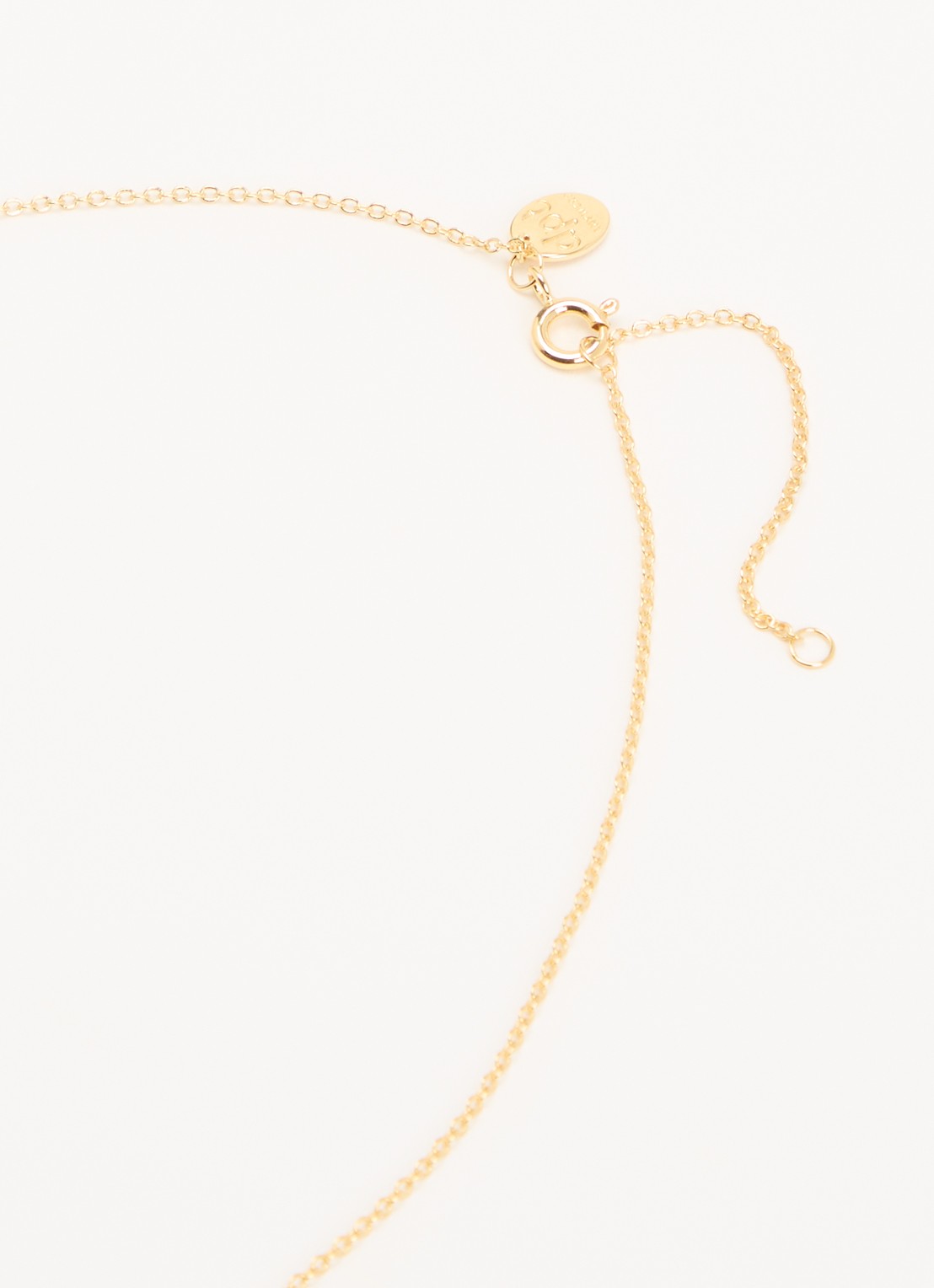 DPT Antwerp Jasmine diamanten ketting verguld - detail 4 goud