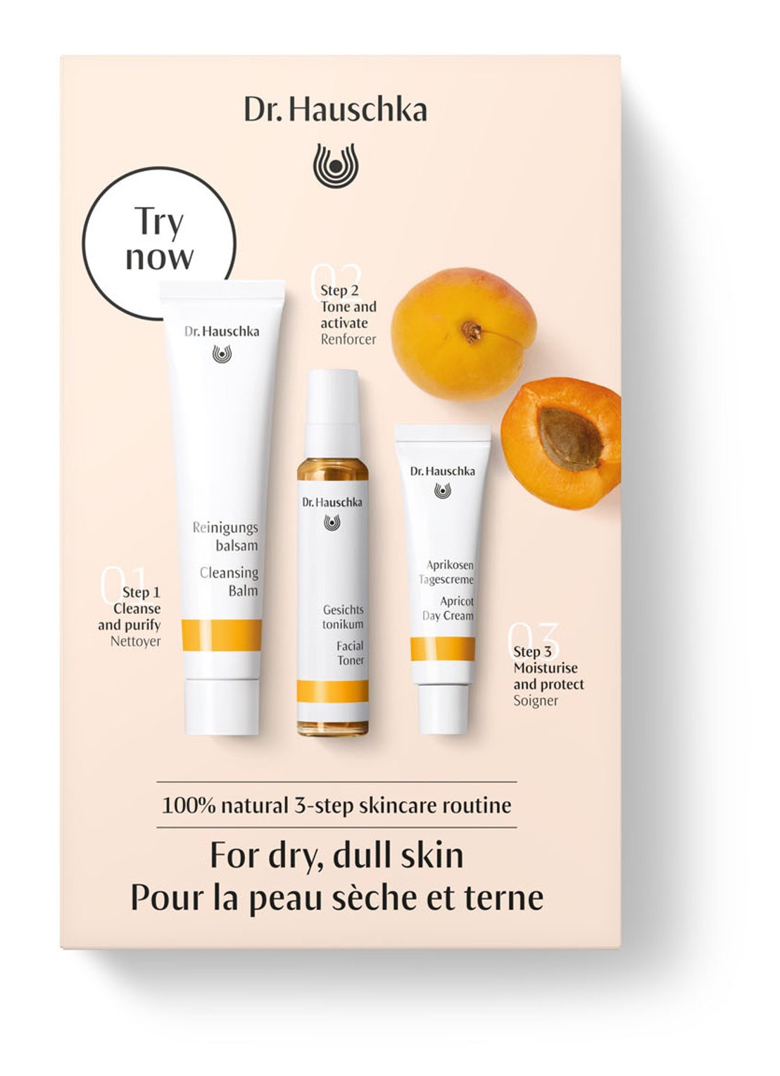 Dr. Hauschka Must Have Set Apricot - verzorgingsset - voorkant undefined