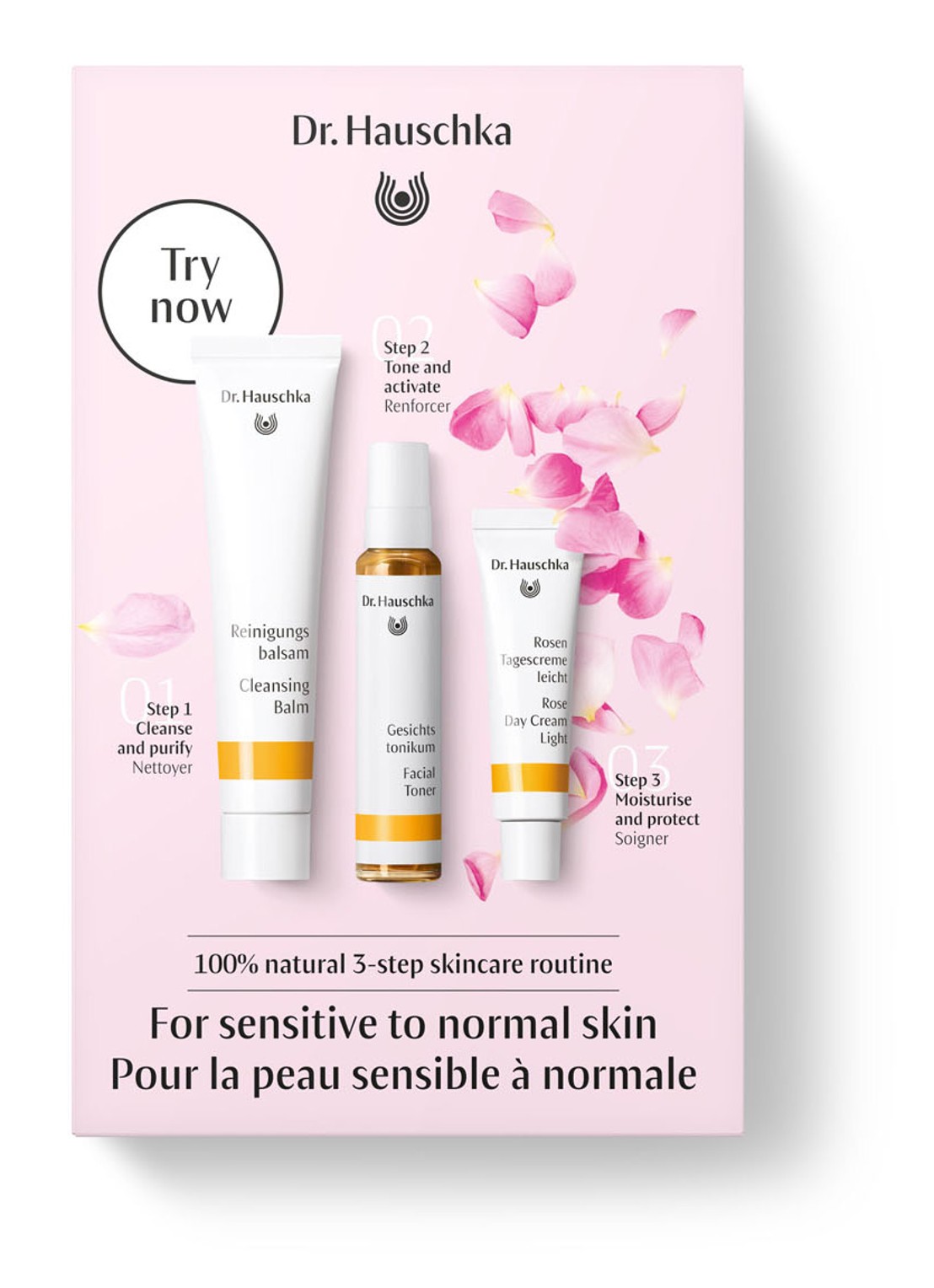 Dr. Hauschka Must Have Set Rose Light - verzorgingsset - voorkant undefined
