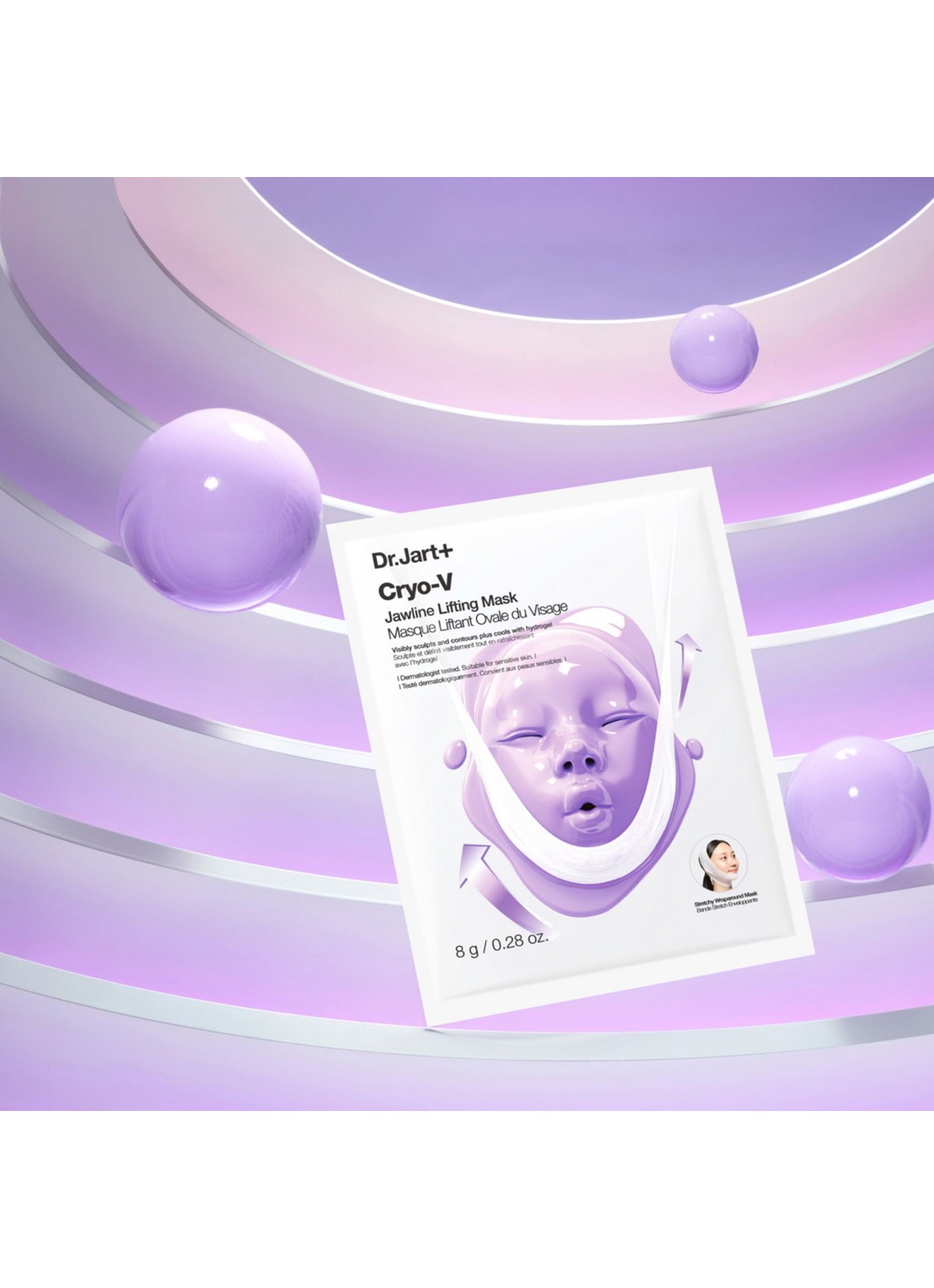 Dr. Jart+ Cryo-V Sculpt Jawline Lifting Mask - gezichtsmasker - voorkant 5 undefined