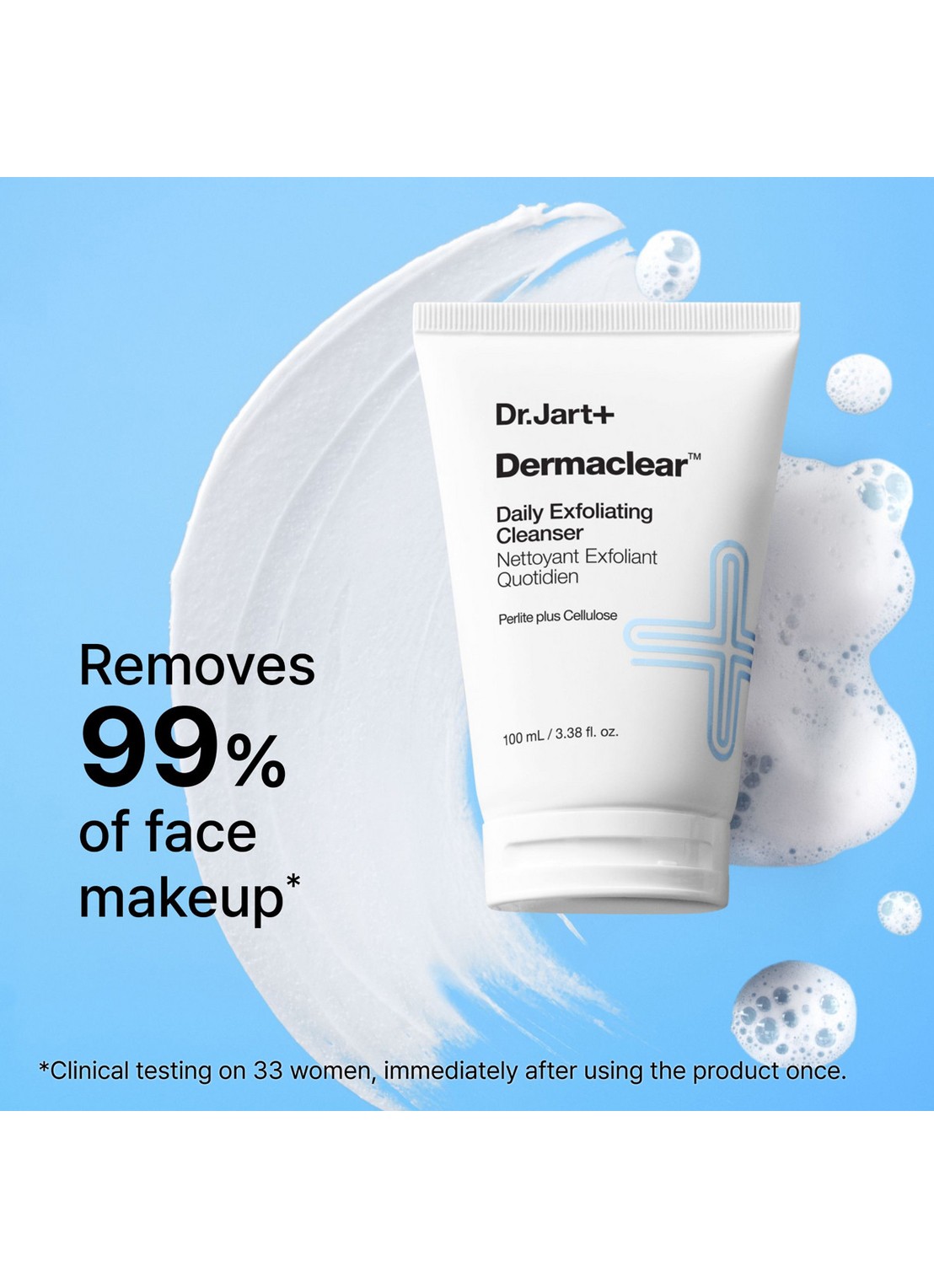 Dr. Jart+ Dermaclear™ Dagelijkse Exfoliërende Reiniging - reinigingsgel - detail 4 wit