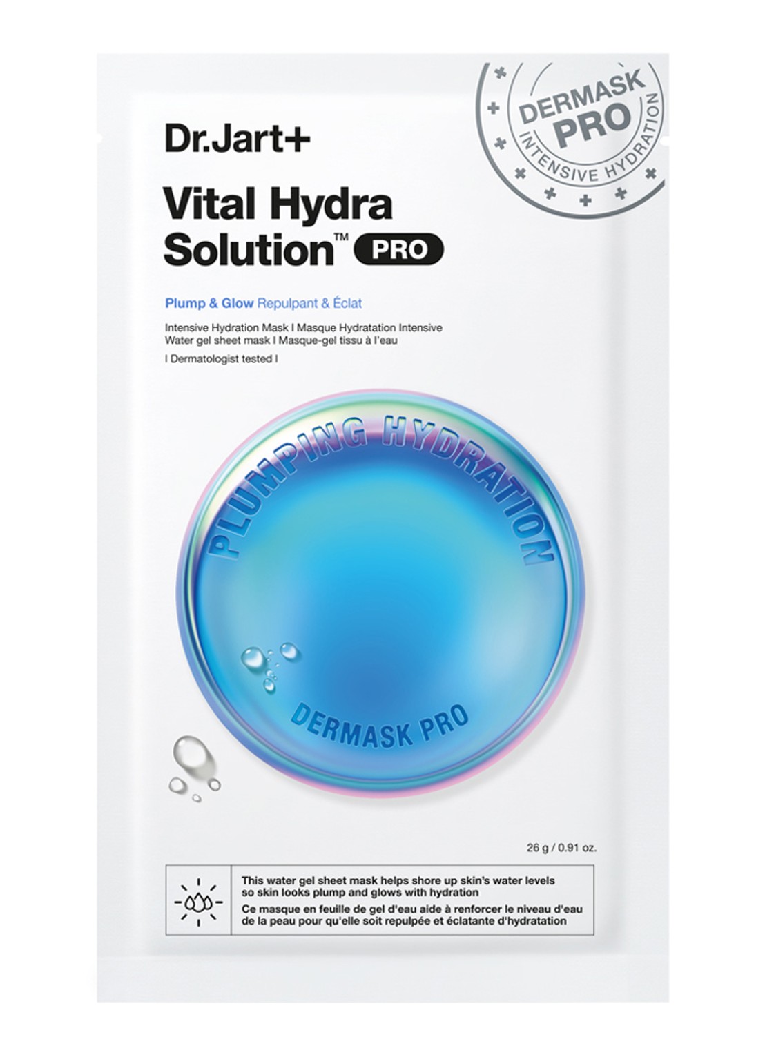Dr. Jart+ DERMASK Vital Hydra Solution Pro  - voorkant undefined