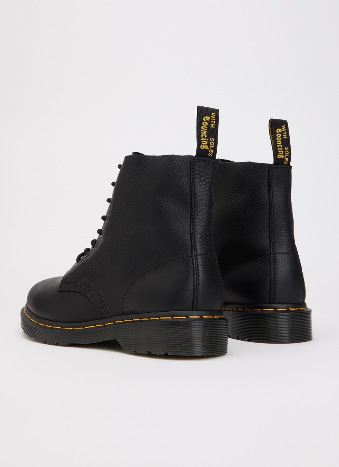 Dr. Martens 1460 veterboot van leer - achterkant 4 zwart