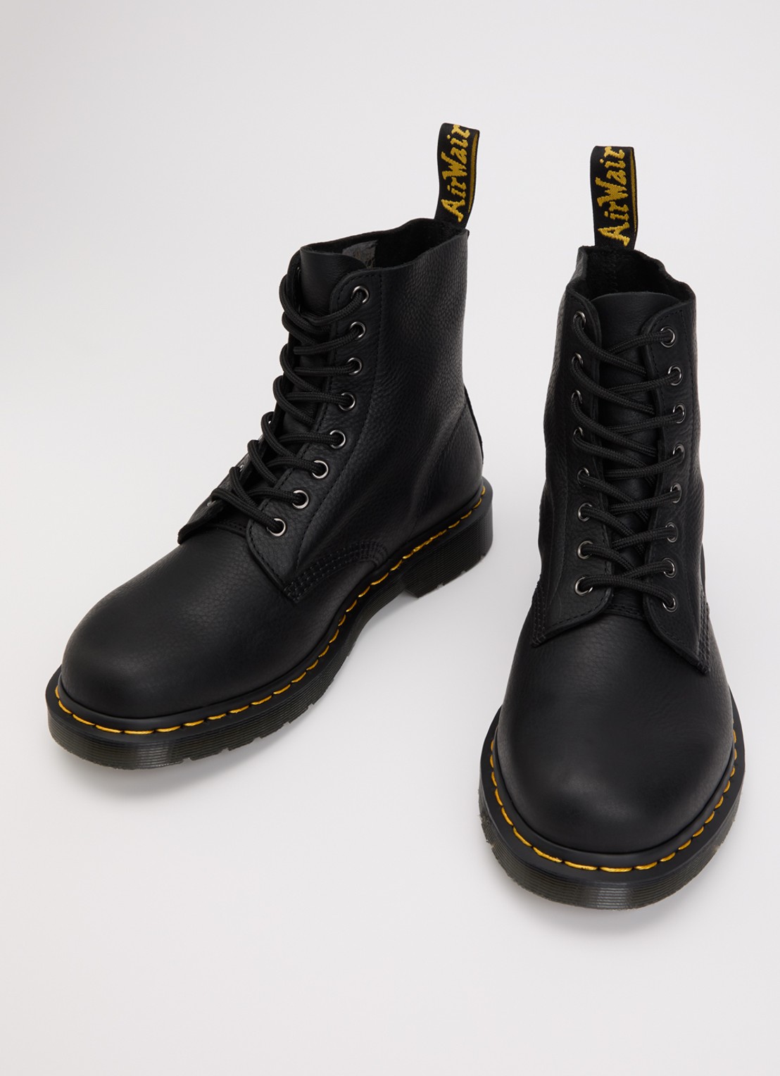 Dr. Martens 1460 veterboot van leer - detail 2 zwart