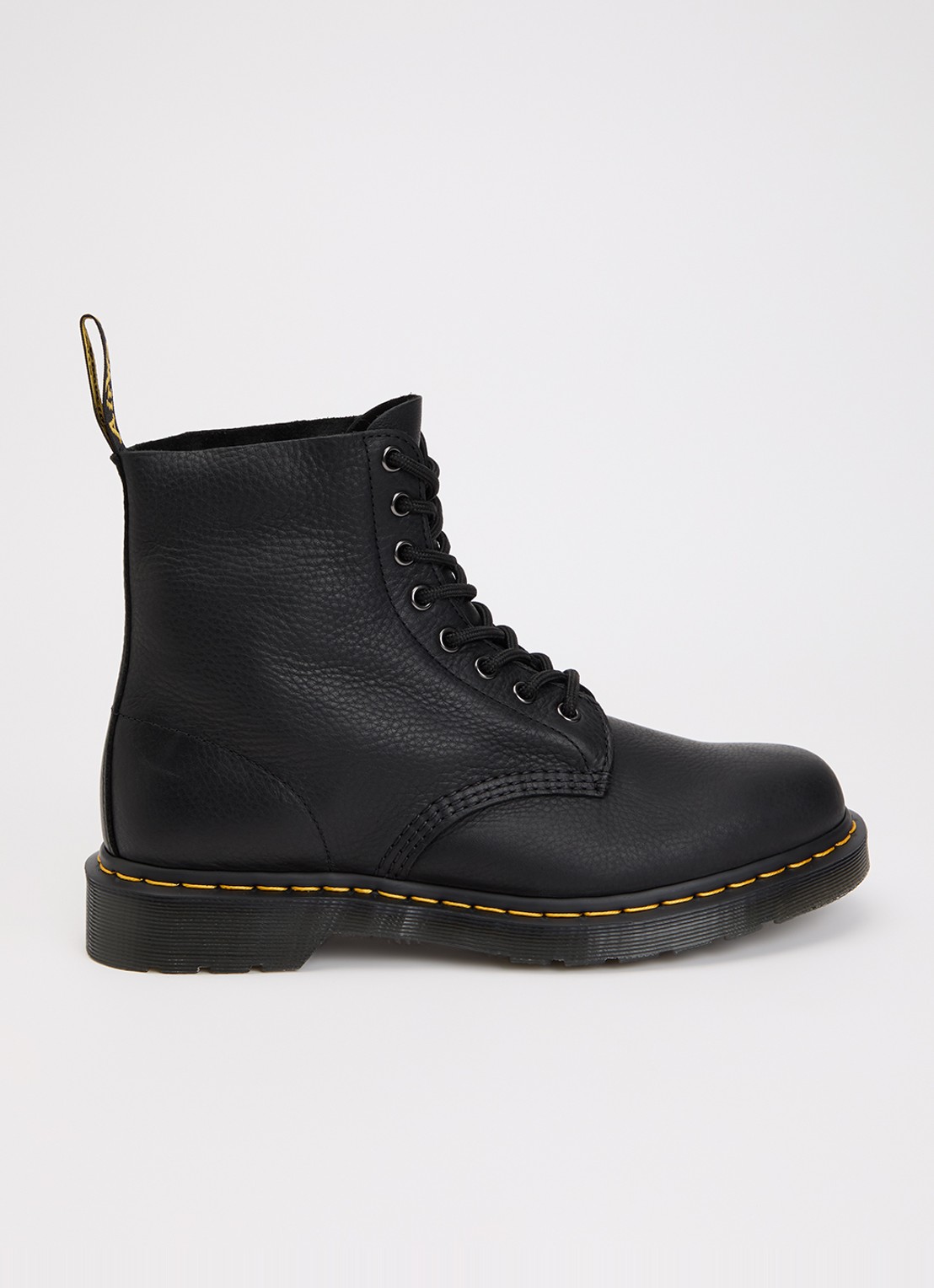 Dr. Martens 1460 veterboot van leer - voorkant zwart