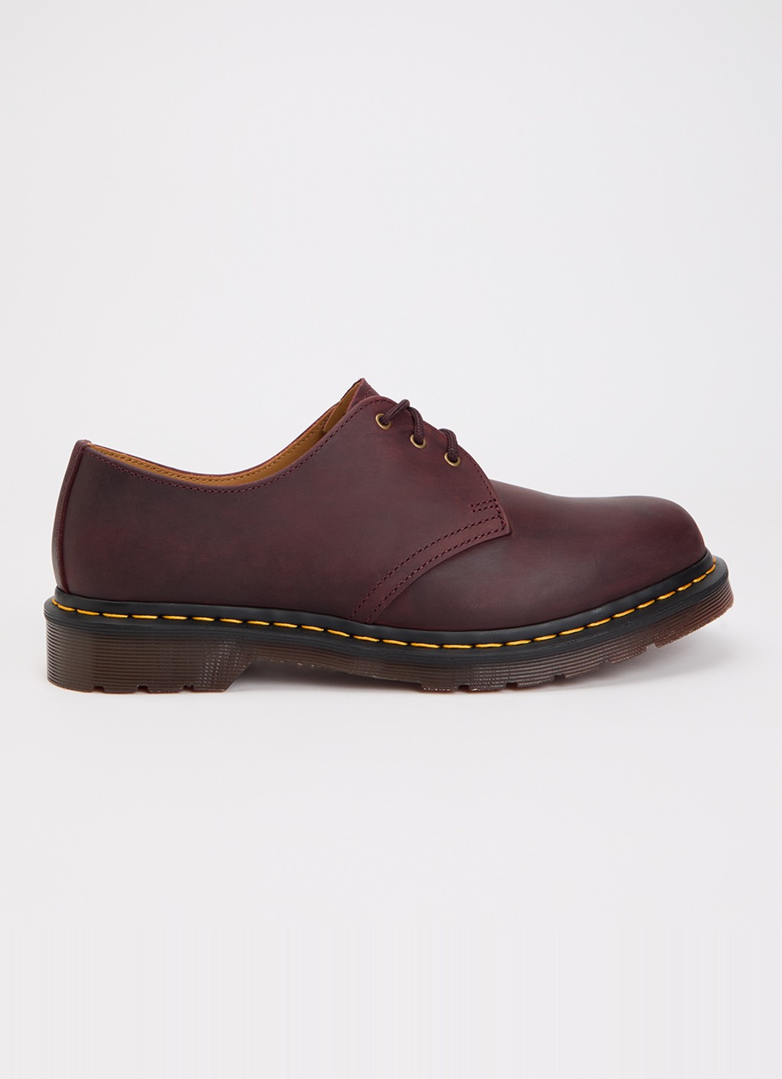 Dr. Martens 1461 veterschoen van leer - voorkant 3 bordeauxrood