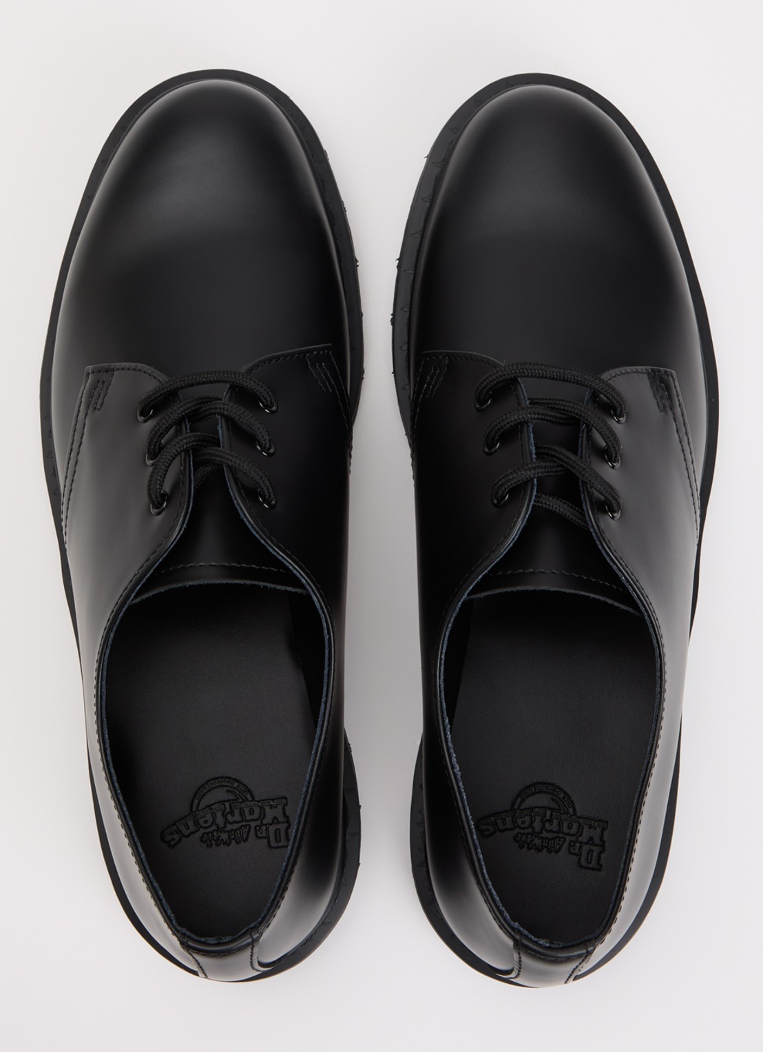 Dr. Martens 1461 veterschoen van leer - detail 3 zwart