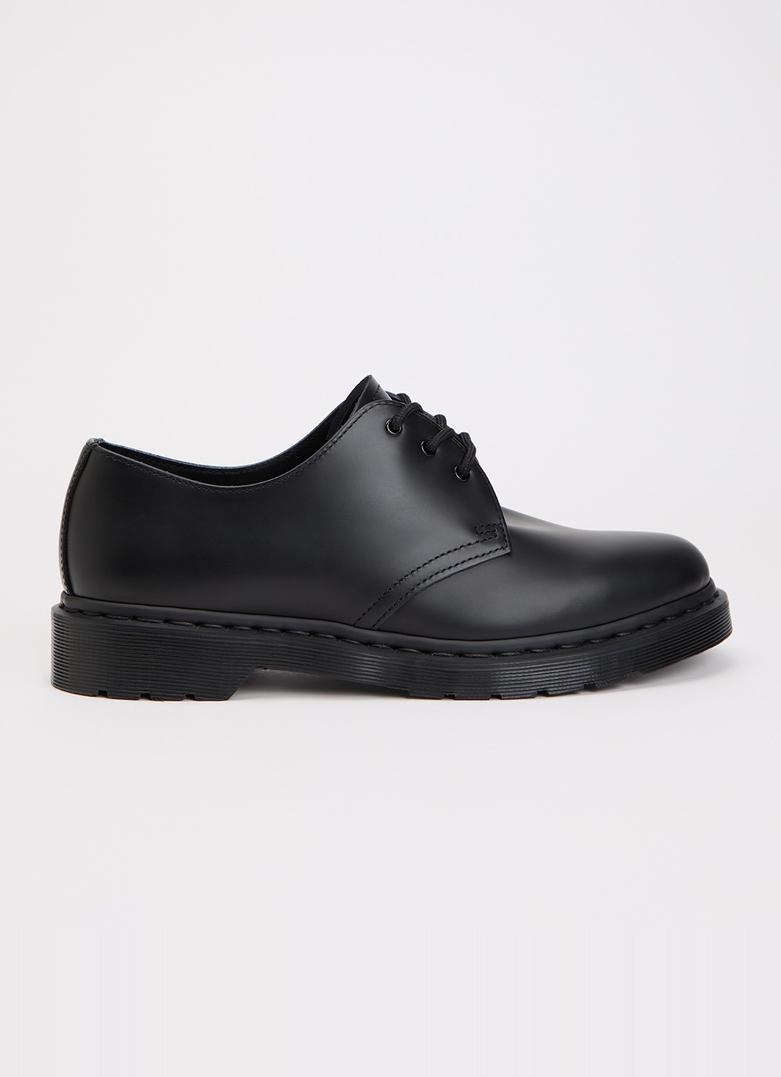 Dr. Martens 1461 veterschoen van leer - voorkant 5 zwart