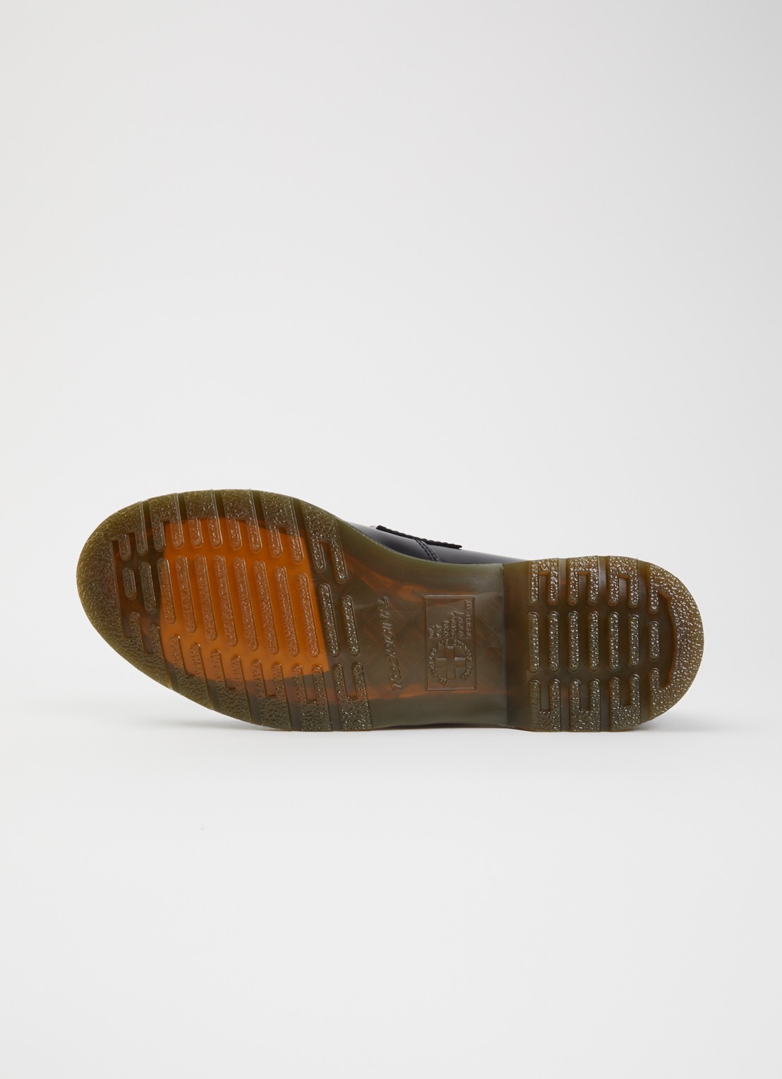 Dr. Martens Adrian loafer van leer met franjes - detail 4 zwart