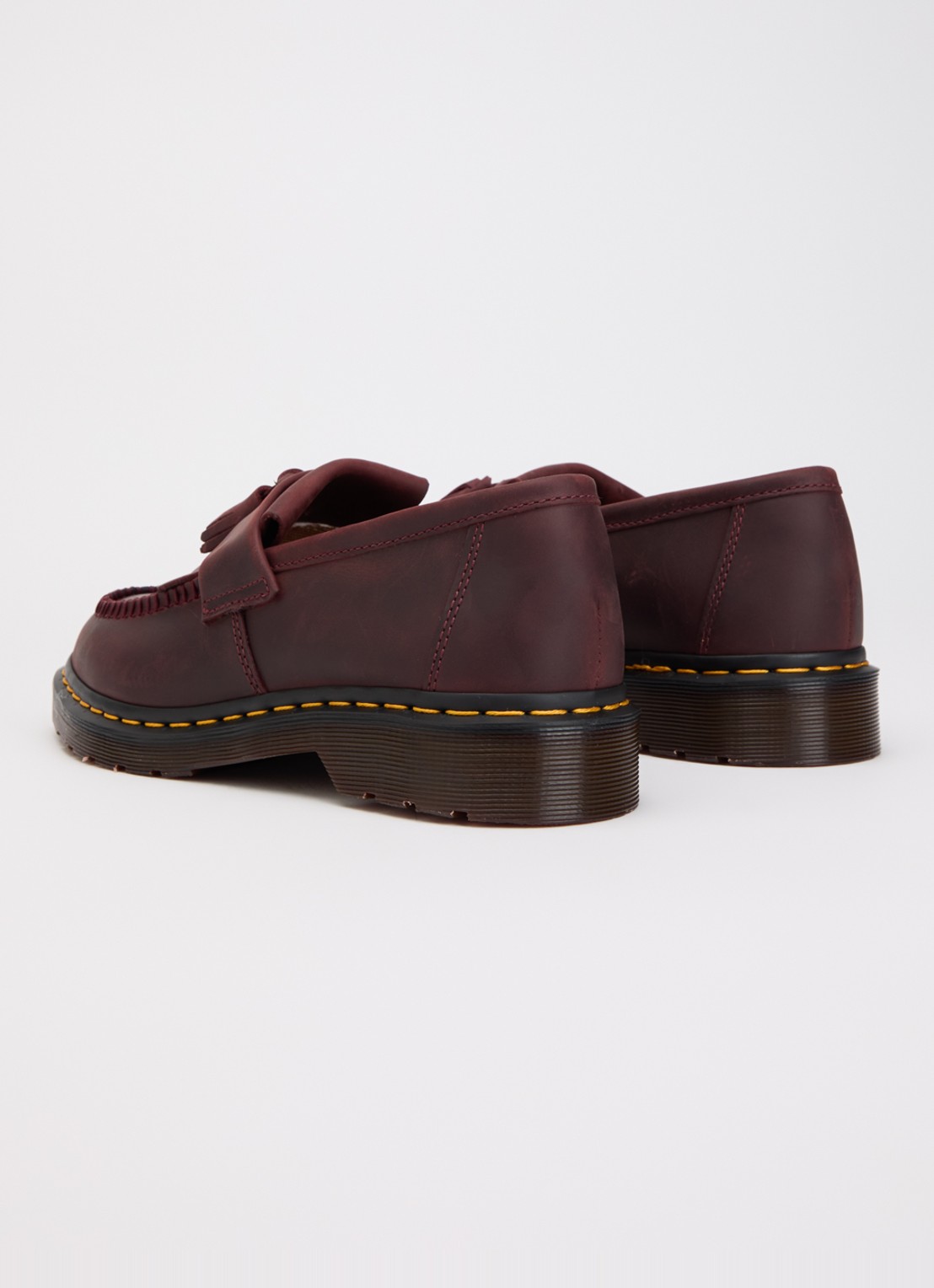 Dr. Martens Adrian loafer van leer - achterkant 4 bordeauxrood