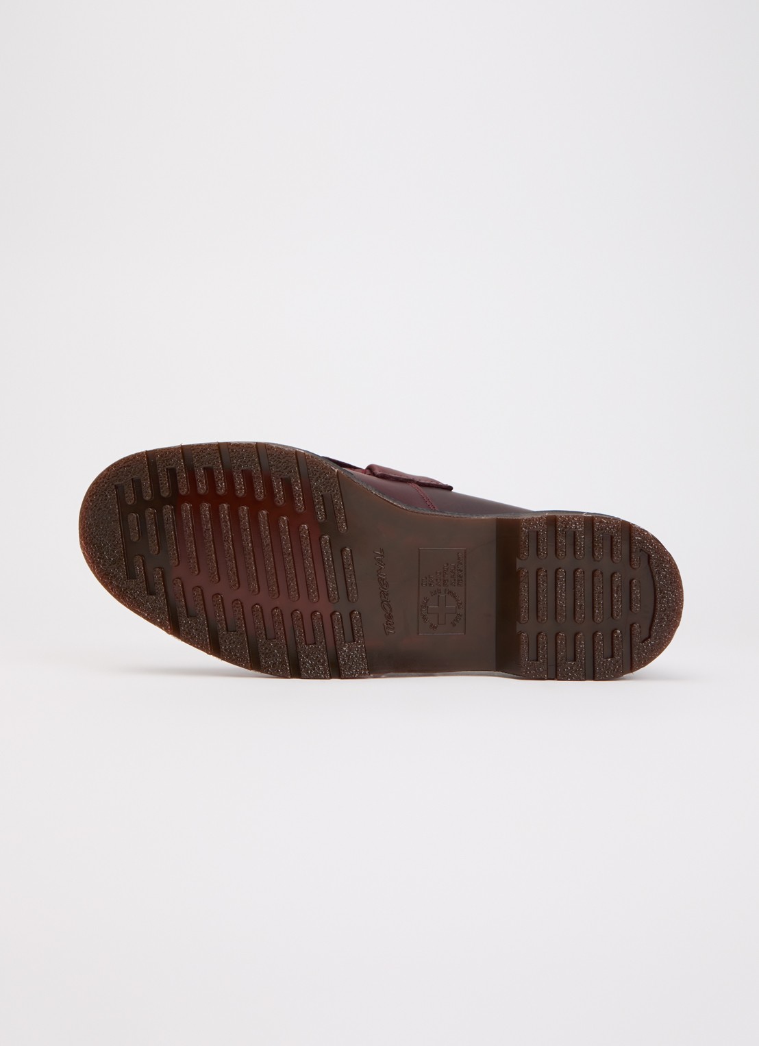 Dr. Martens Adrian loafer van leer - detail 3 bordeauxrood