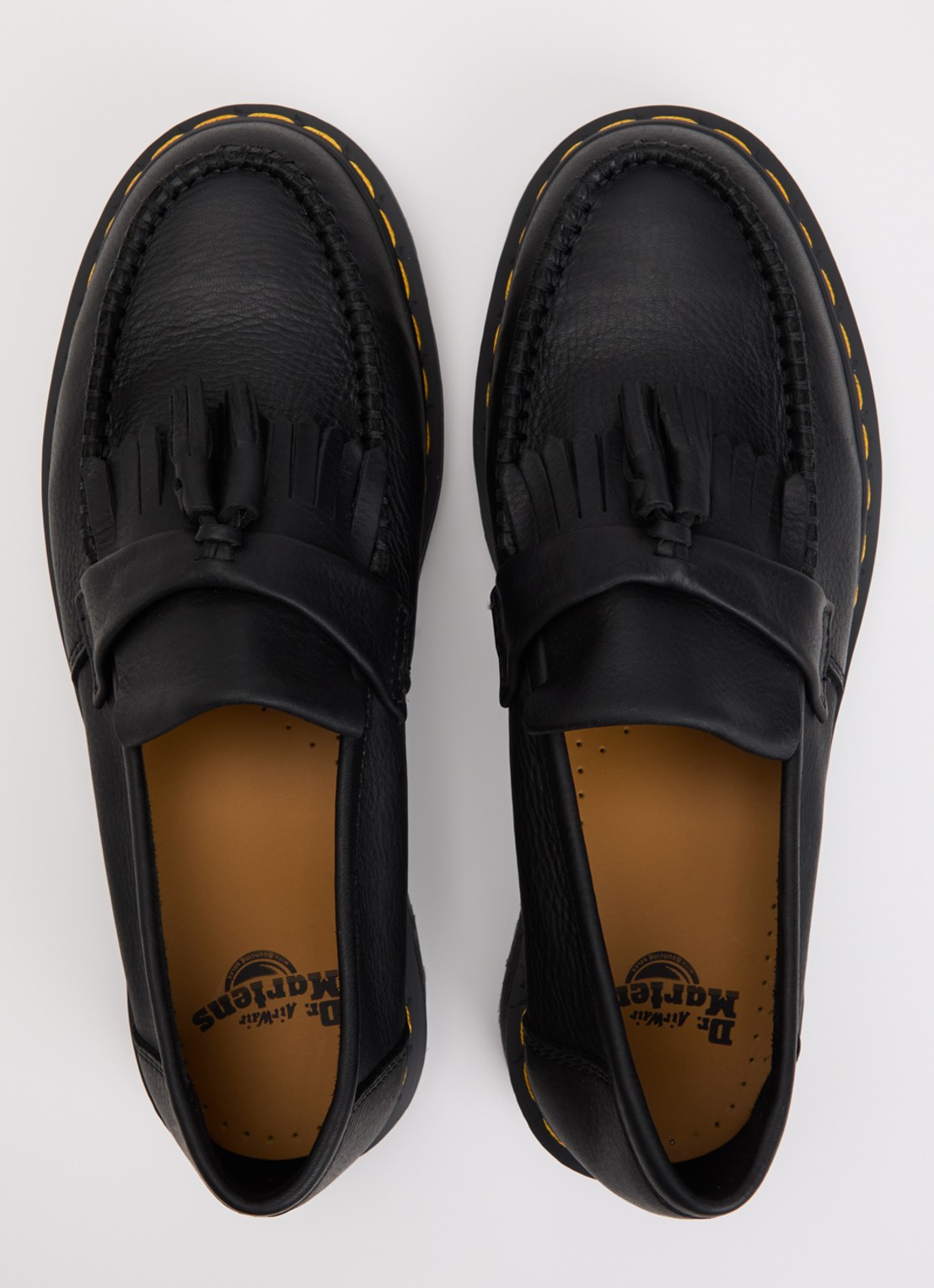 Dr. Martens Adrian loafer van leer - detail 2 zwart