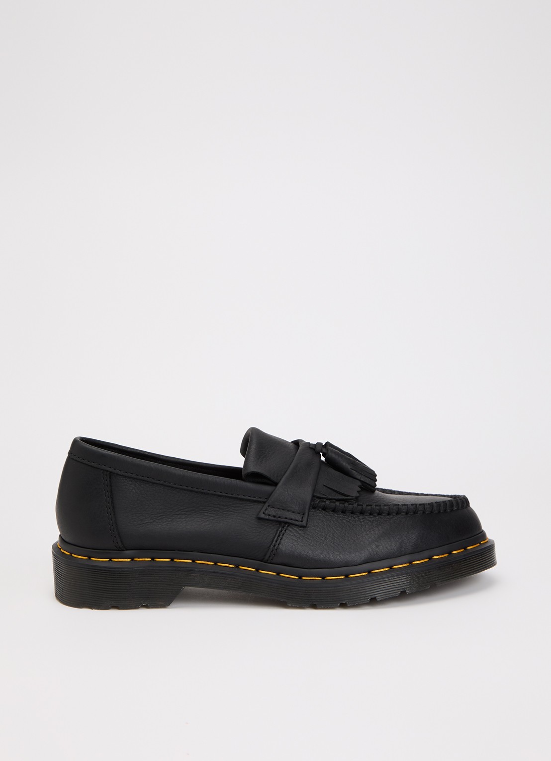 Dr. Martens Adrian loafer van leer - voorkant 5 zwart