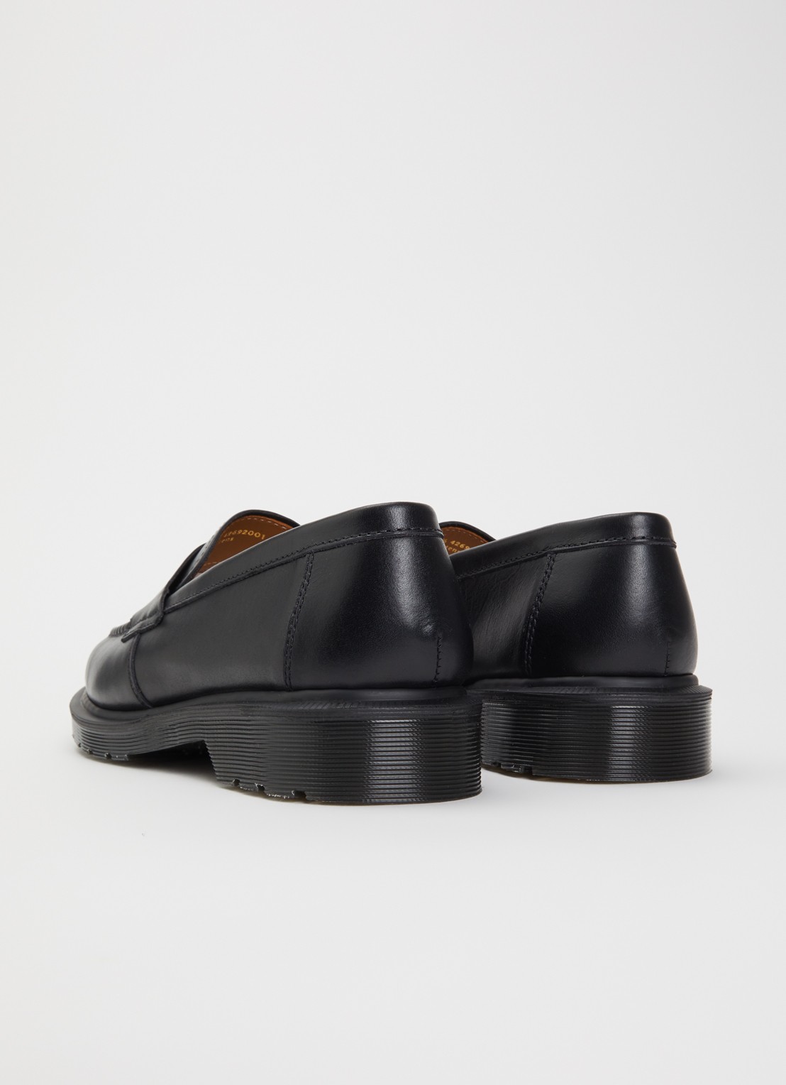 Dr. Martens Delapre loafer van kalfsleer - achterkant 2 zwart