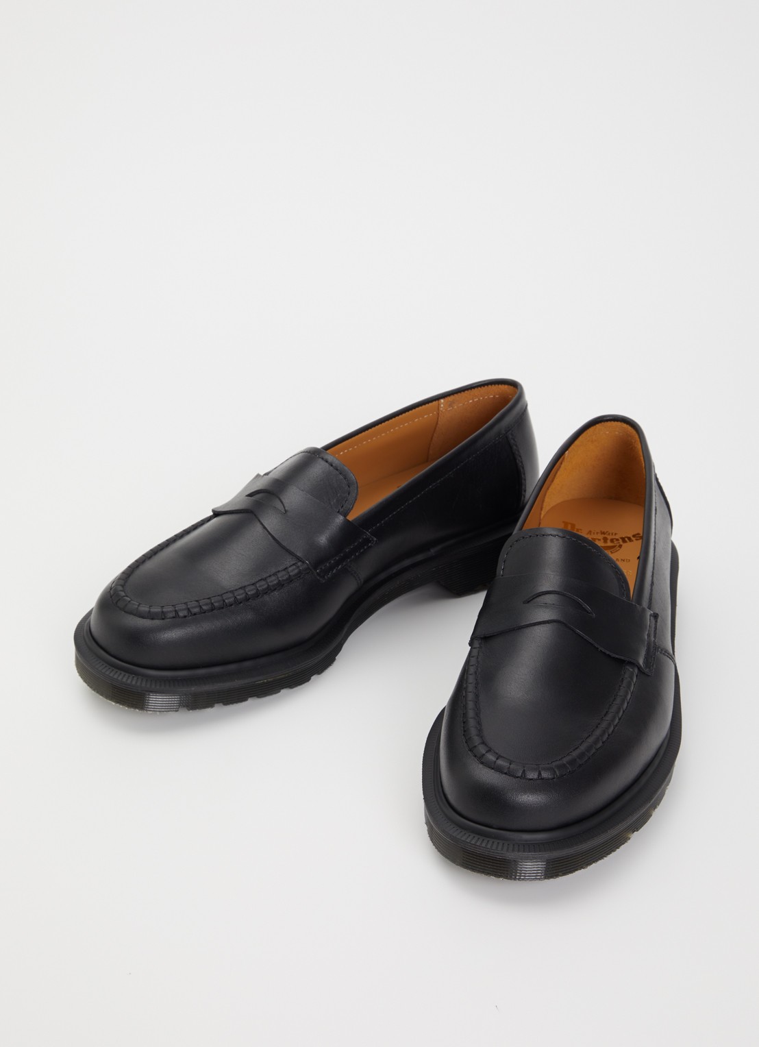 Dr. Martens Delapre loafer van kalfsleer - detail 3 zwart