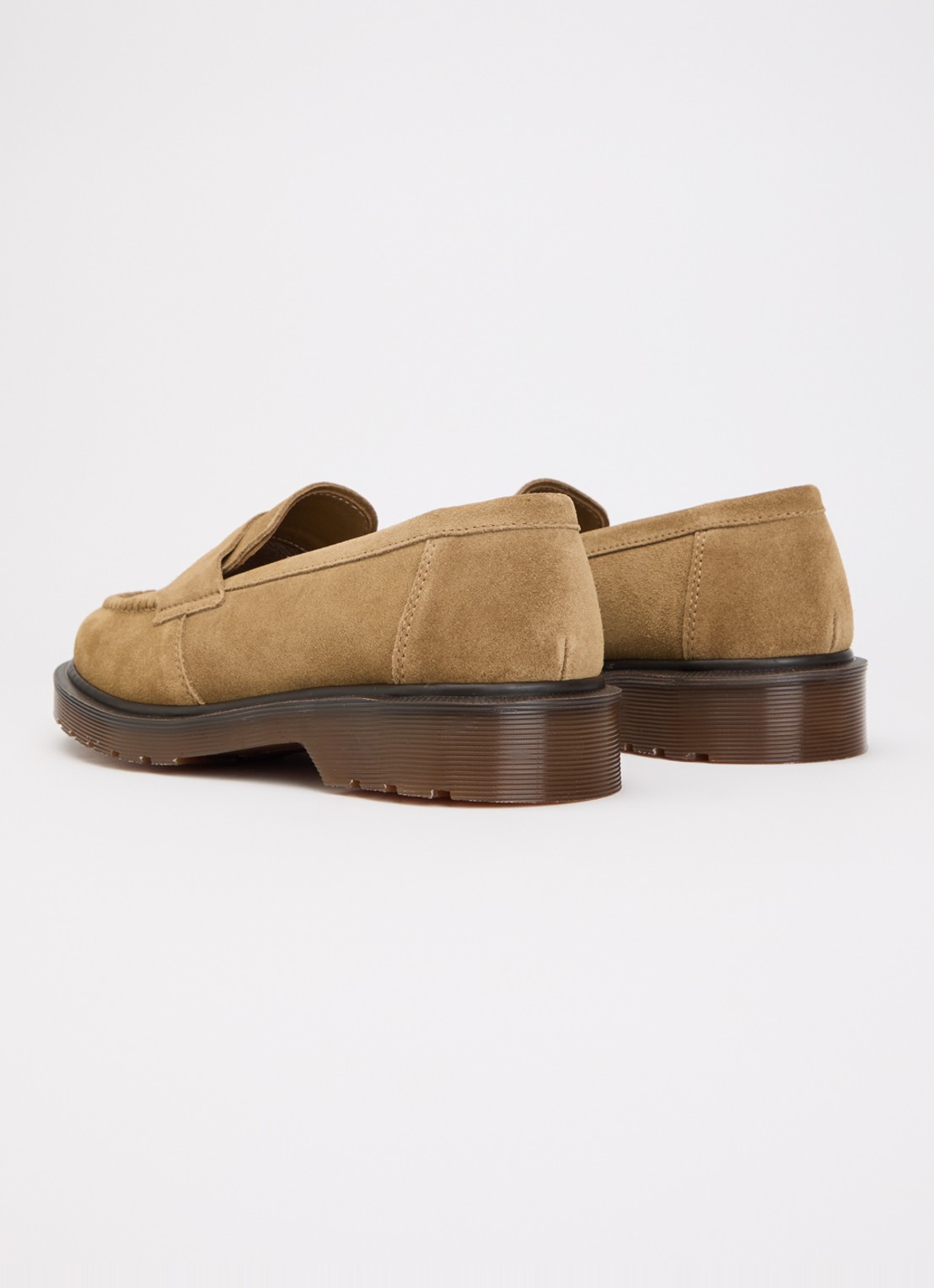 Dr. Martens Delapre loafer van kalfssuède - achterkant 2 camel