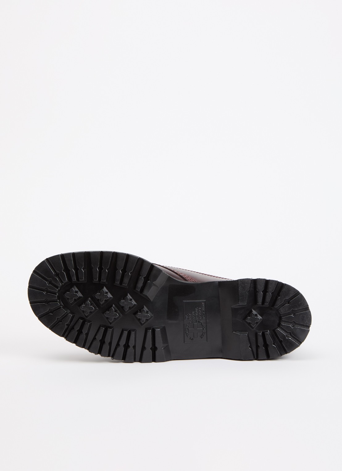 Dr. Martens Lowell Chukka veterboot van leer - detail 4 bordeauxrood